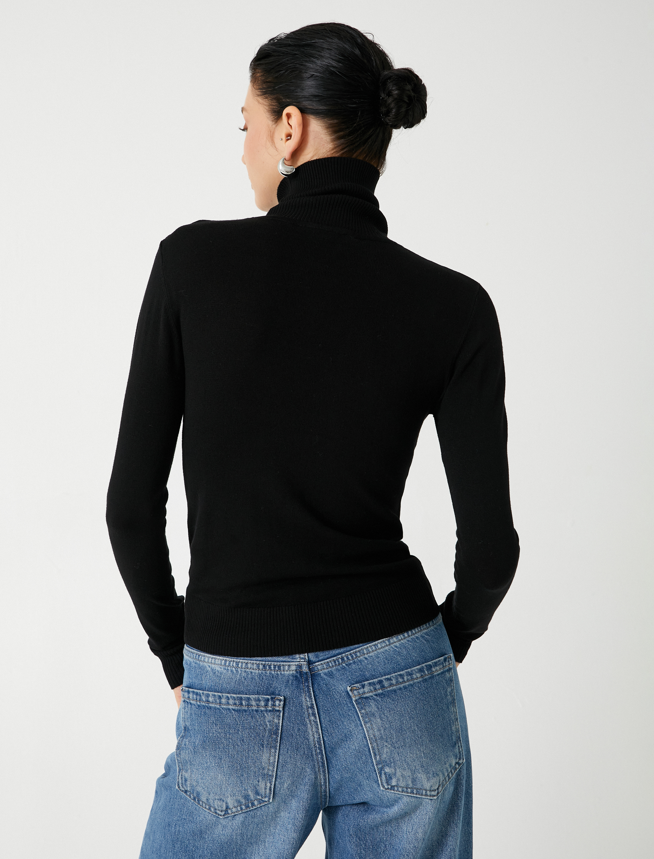   Basic Balıkçı Yaka Triko Kazak