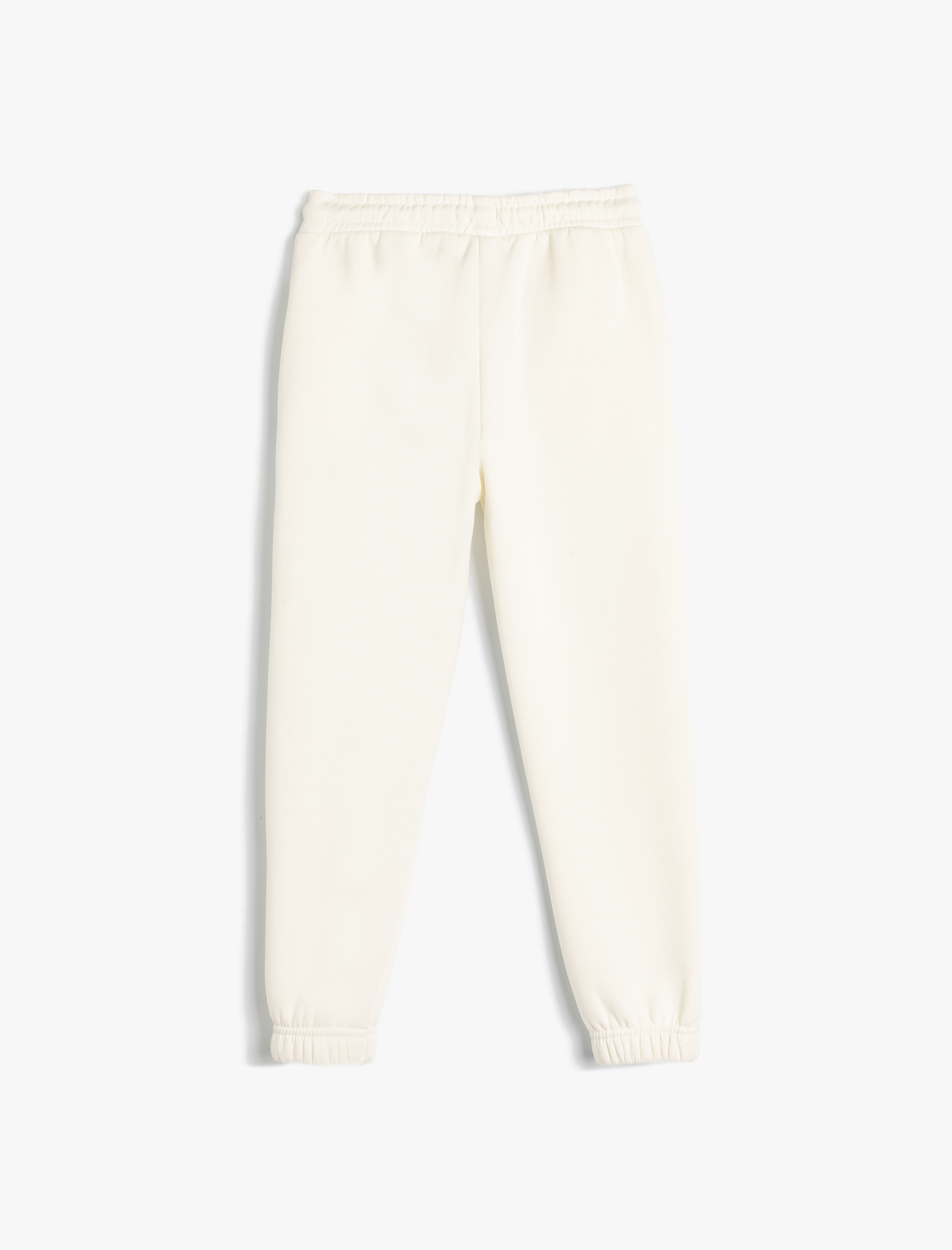  Erkek Çocuk Jogger Eşofman Altı Beli Bağlamalı Baskı Detaylı Şardonlu