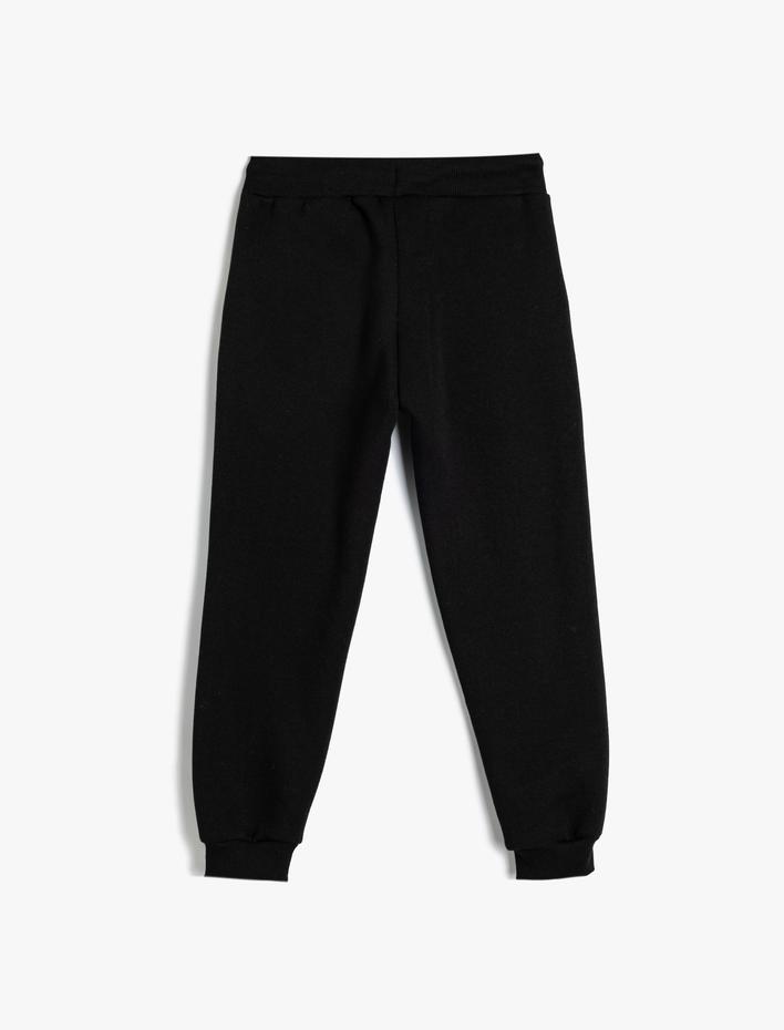 Erkek Çocuk Beli Bağlamalı Cep Detaylı Şardonlu Jogger Eşofman Altı