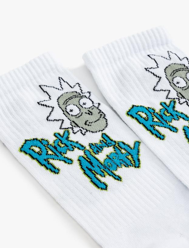 Rick and Morty Soket Çorap Lisanslı Pamuk Karışımlı_2