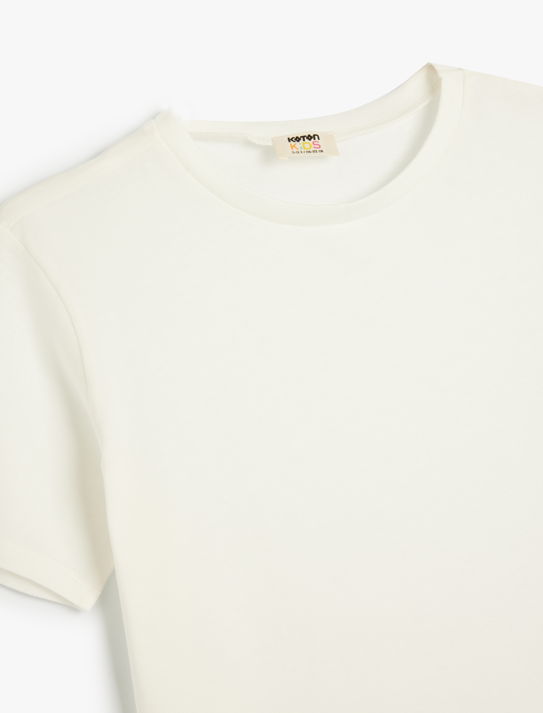  Erkek Çocuk Basic Tişört Seti Kısa Kollu Bisiklet Yaka Pamuklu