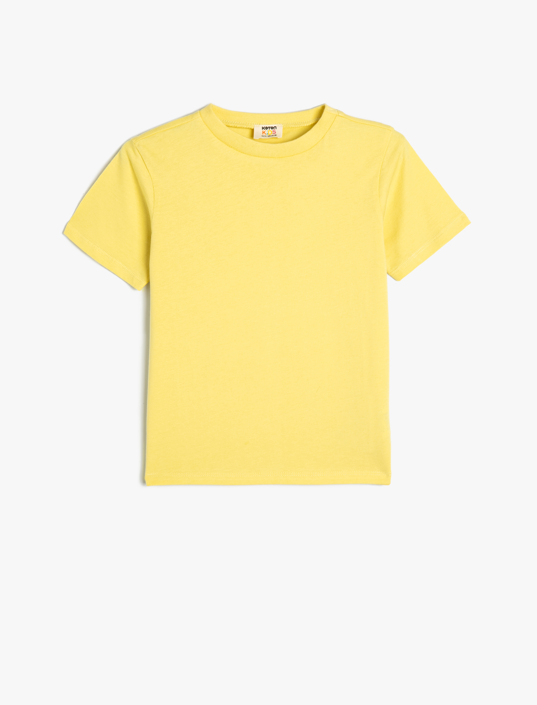  Erkek Çocuk Basic Tişört Seti Kısa Kollu Bisiklet Yaka Pamuklu