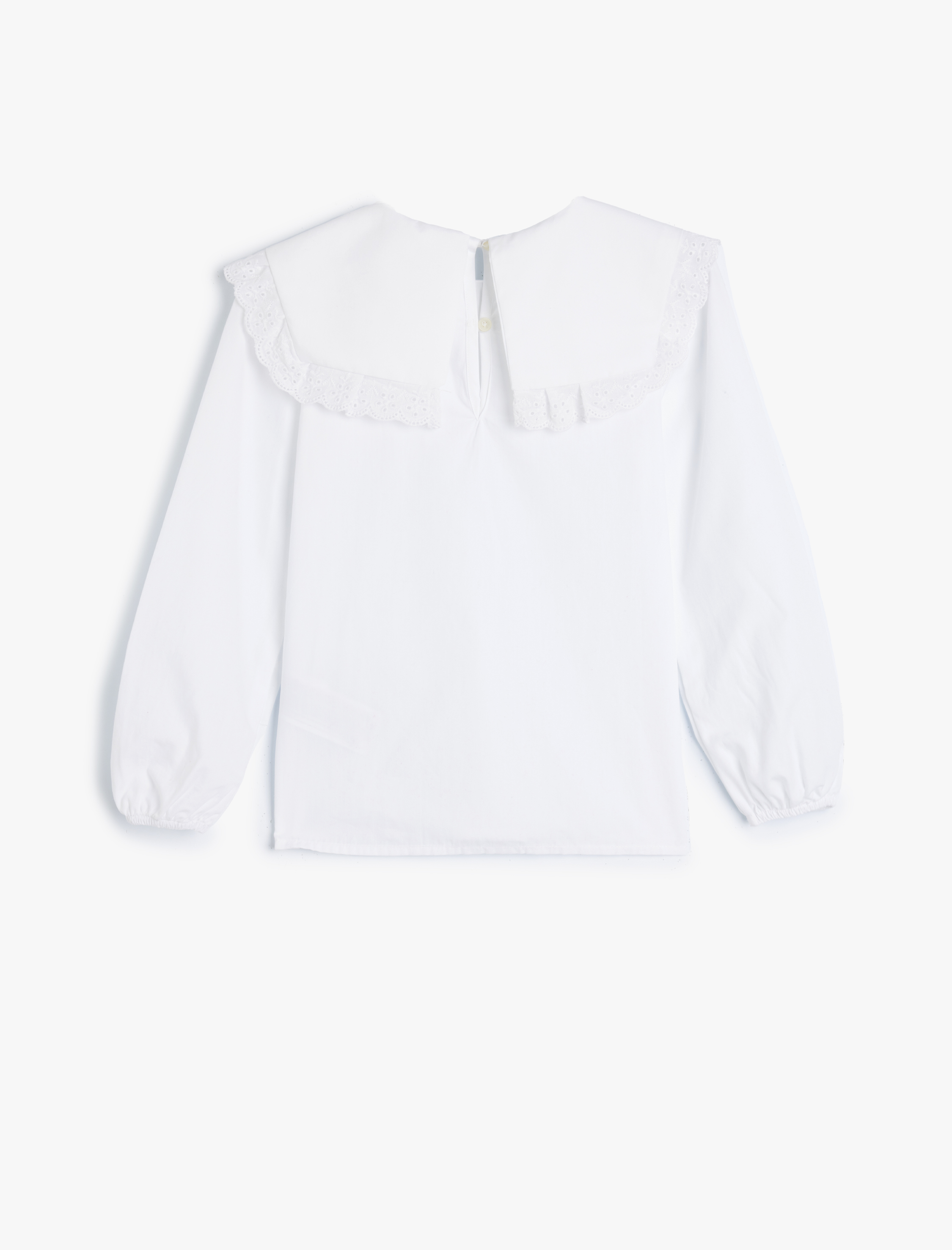  Kız Çocuk Bebe Yaka Gömlek Uzun Kollu Pamuklu