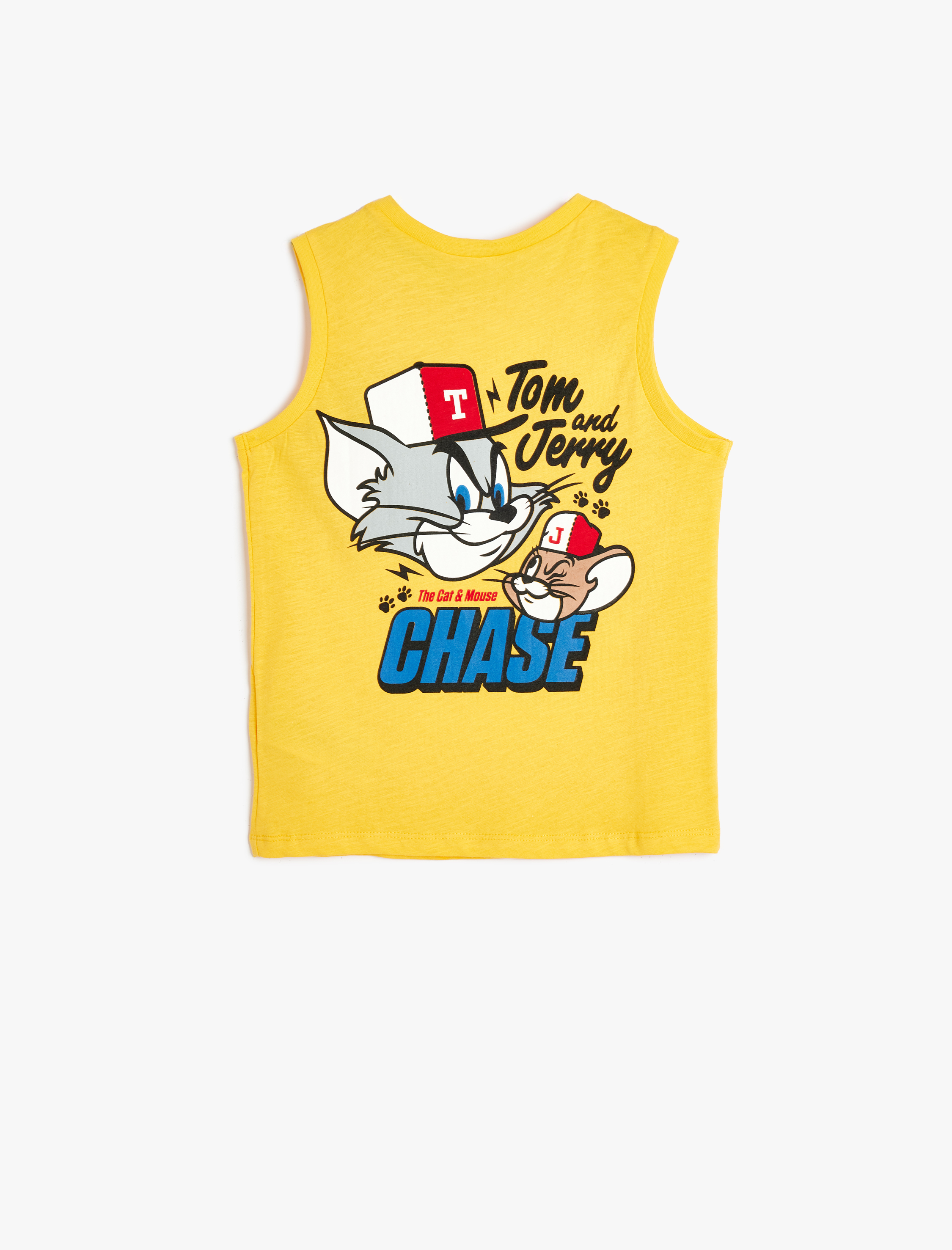  Erkek Çocuk Atlet Tom ve Jerry Baskılı Lisanslı Pamuklu