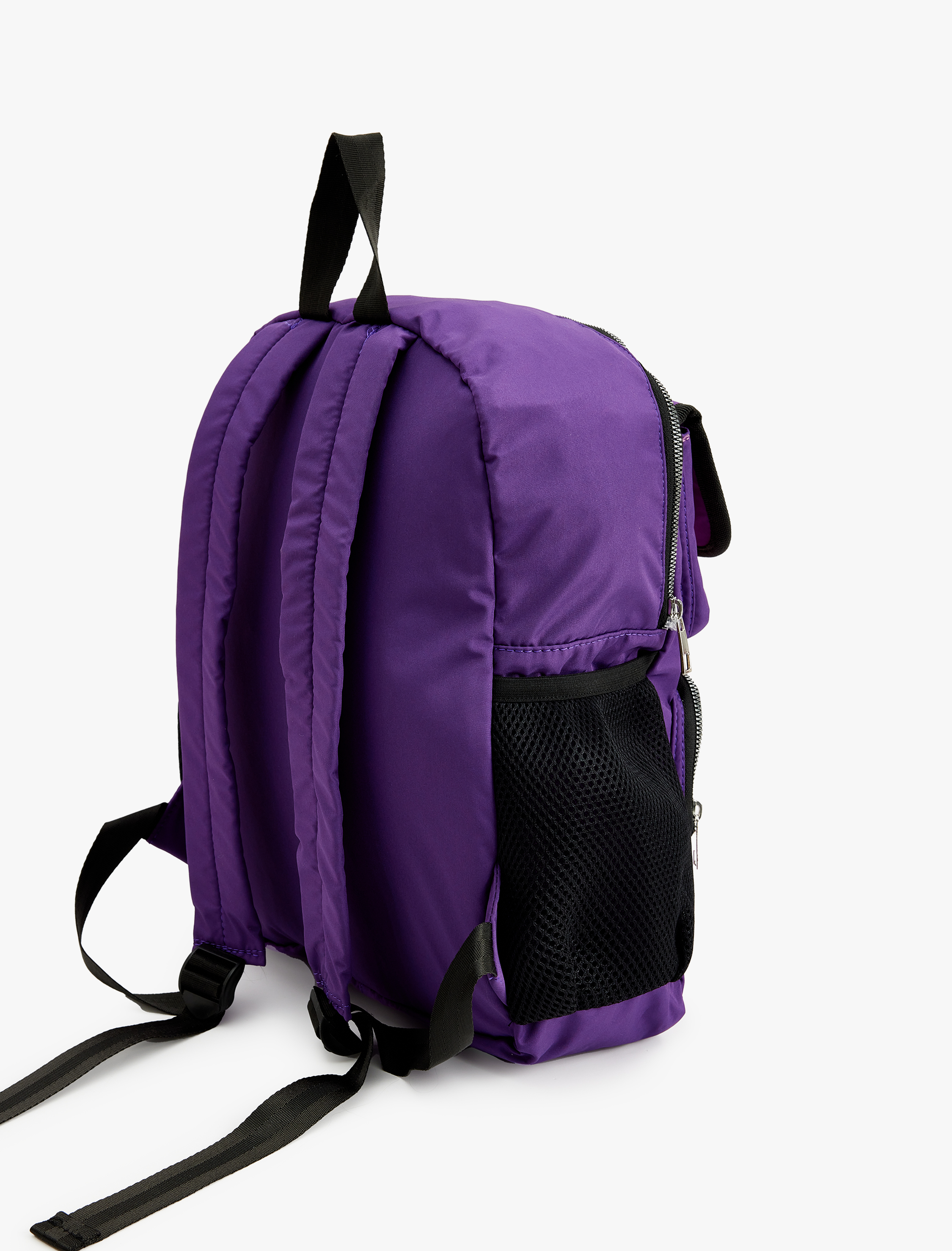  Kız Çocuk Cep Detaylı Fermuar Kapamalı Okul Çantası