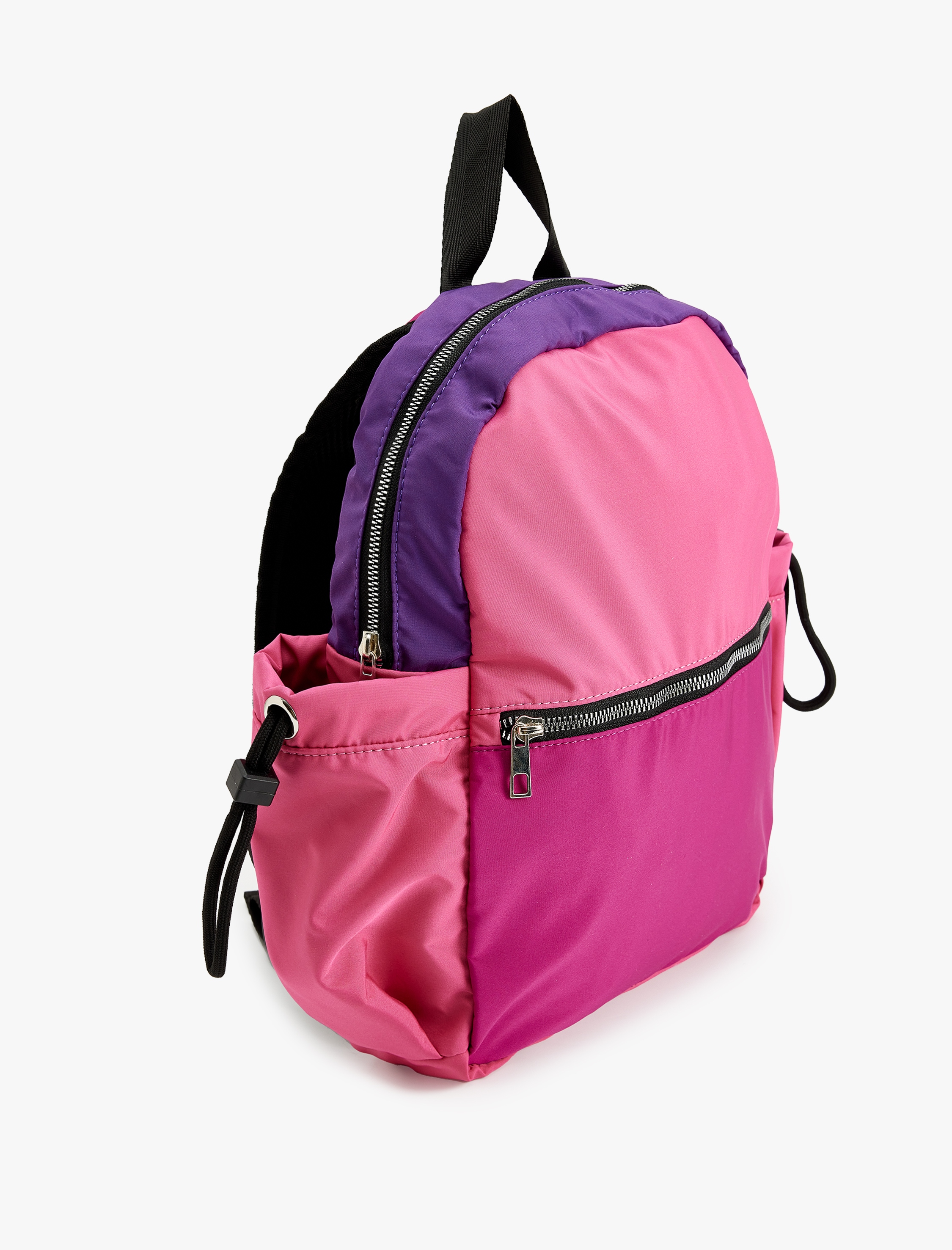  Kız Çocuk Cep Detaylı Fermuar Kapamalı Okul Çantası