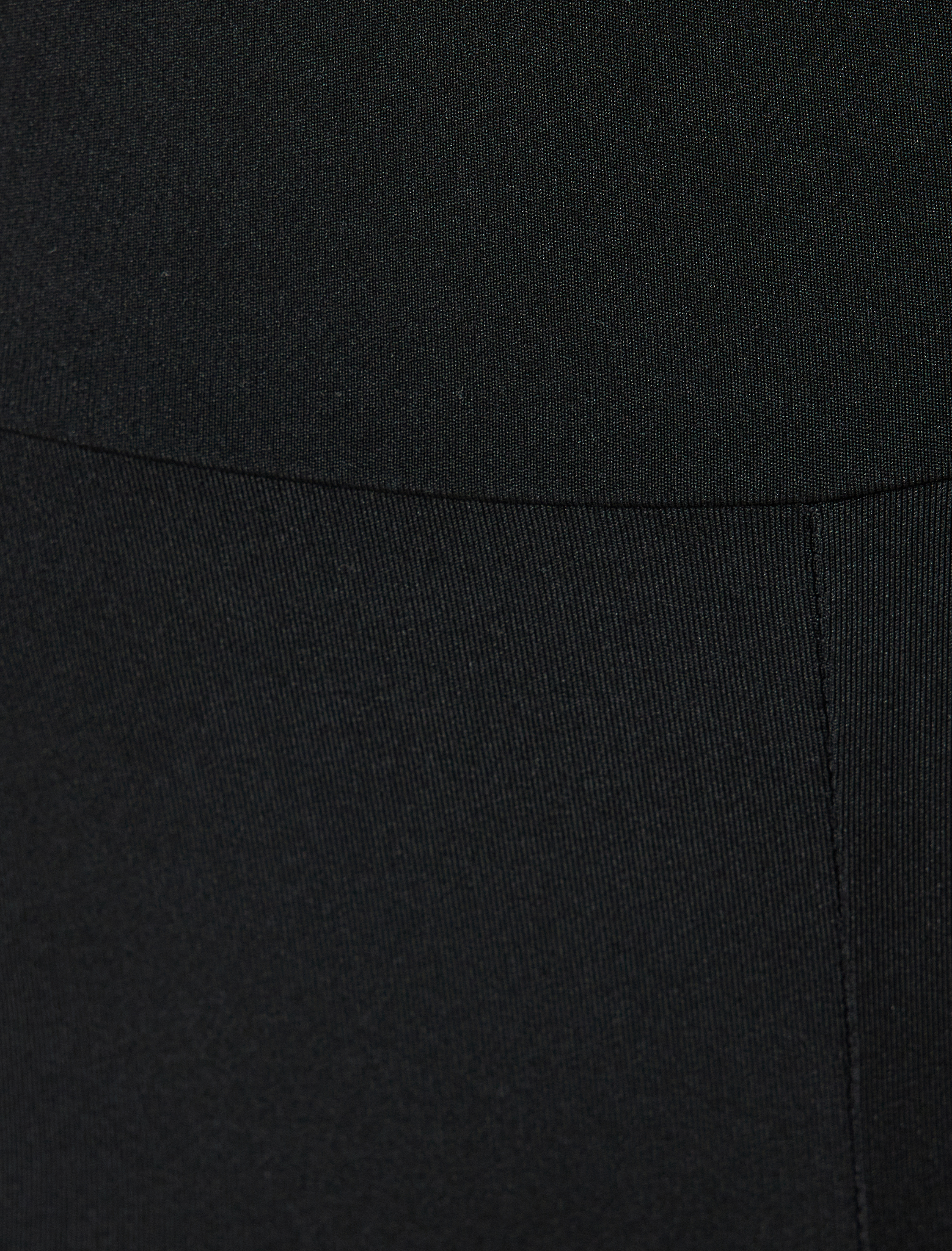   Spor Tayt Yüksek Bel Bilek Boy Biyeli Skinny Fit İnterlok