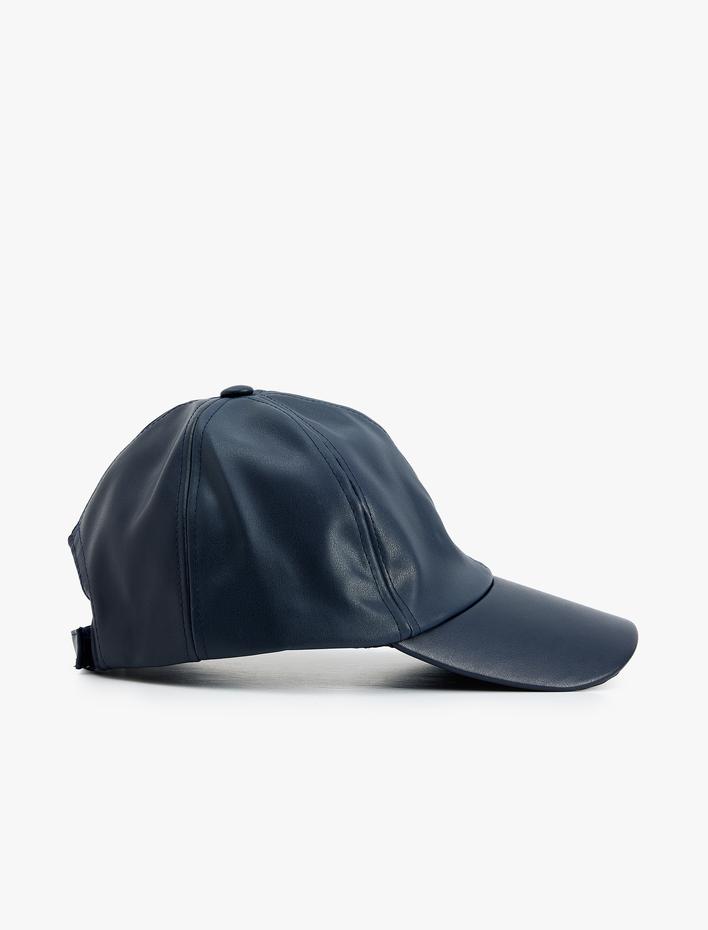 Erkek Kep Şapka Suni Deri