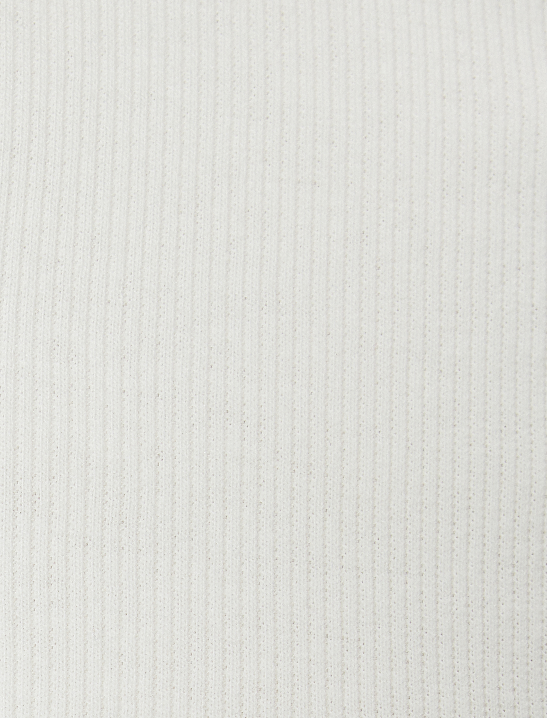   Uzun Kollu Tişört Düğmeli Bisiklet Yaka Slim Fit Pamuklu