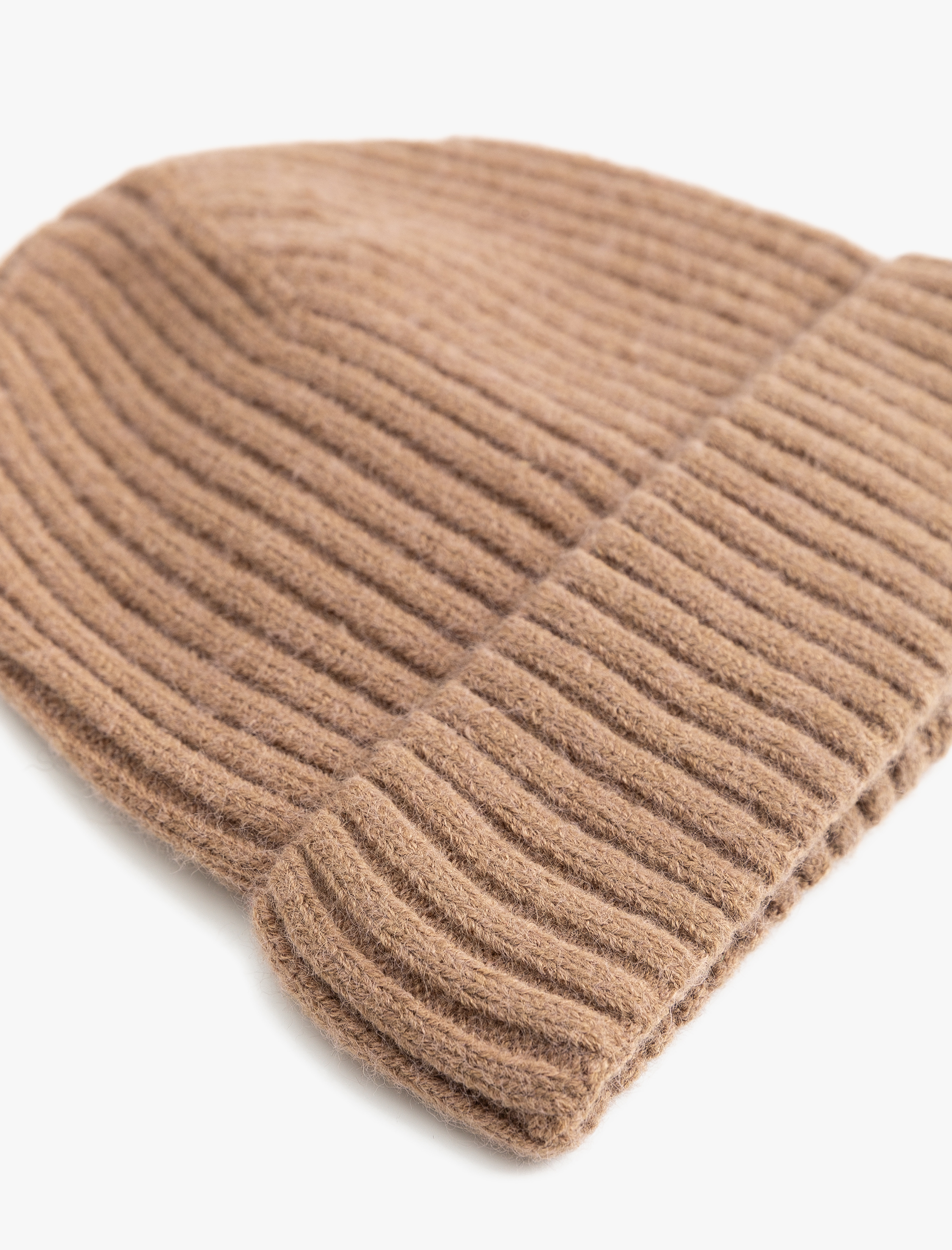 Erkek Basic Örgü Bere Katlama Detaylı