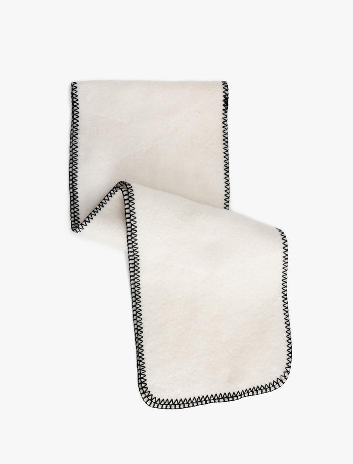 Kadın Basic Atkı Dikiş Detaylı