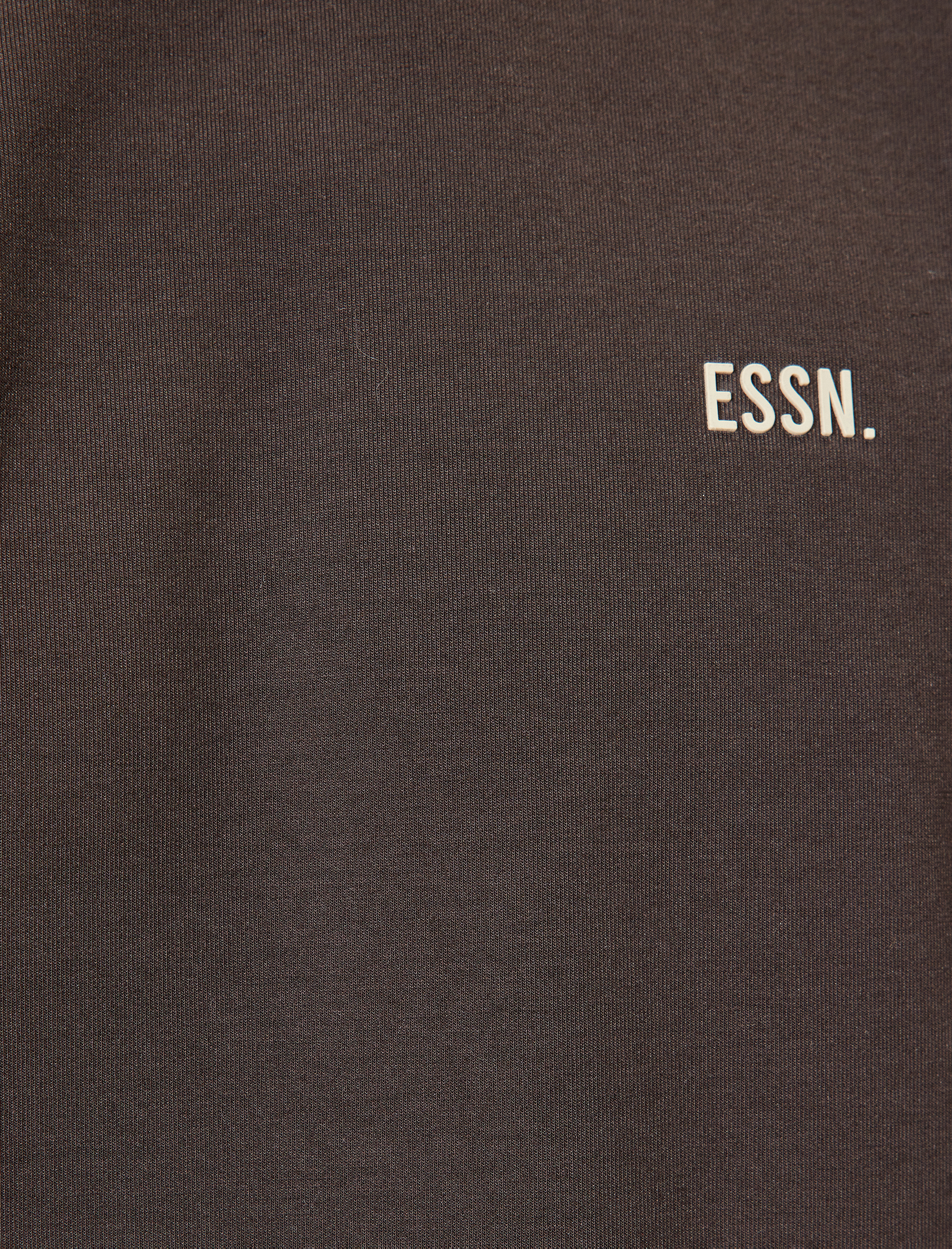 Bisiklet Yaka Sweatshirt Minimal Baskılı Basic İnterlok Kumaş Pamuk Karışımlı