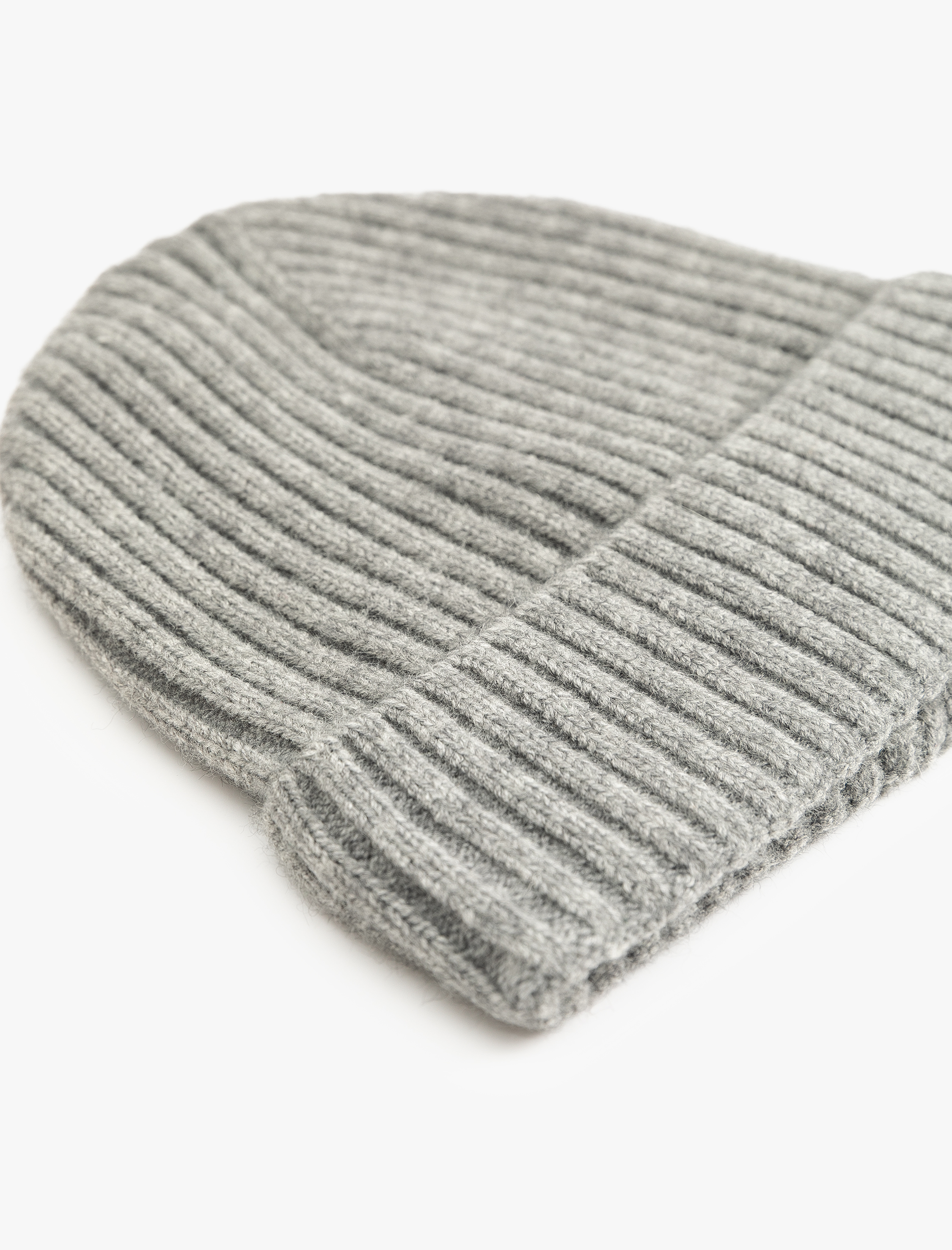 Erkek Basic Örgü Bere Katlama Detaylı