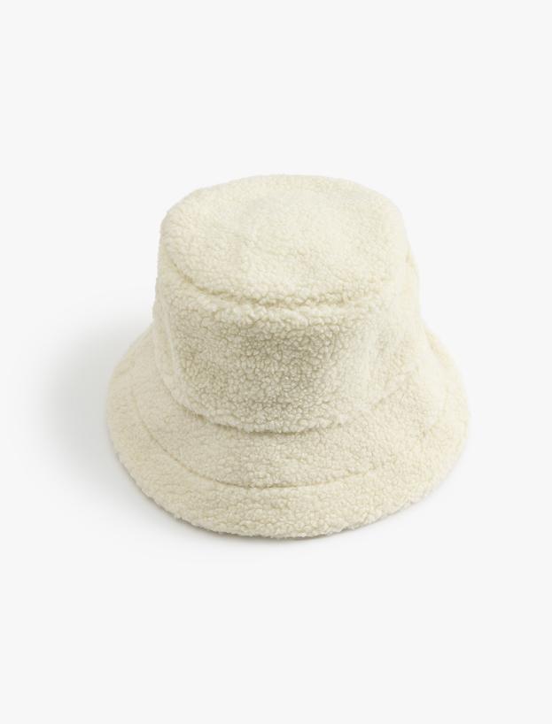 Peluş Bucket Şapka_0