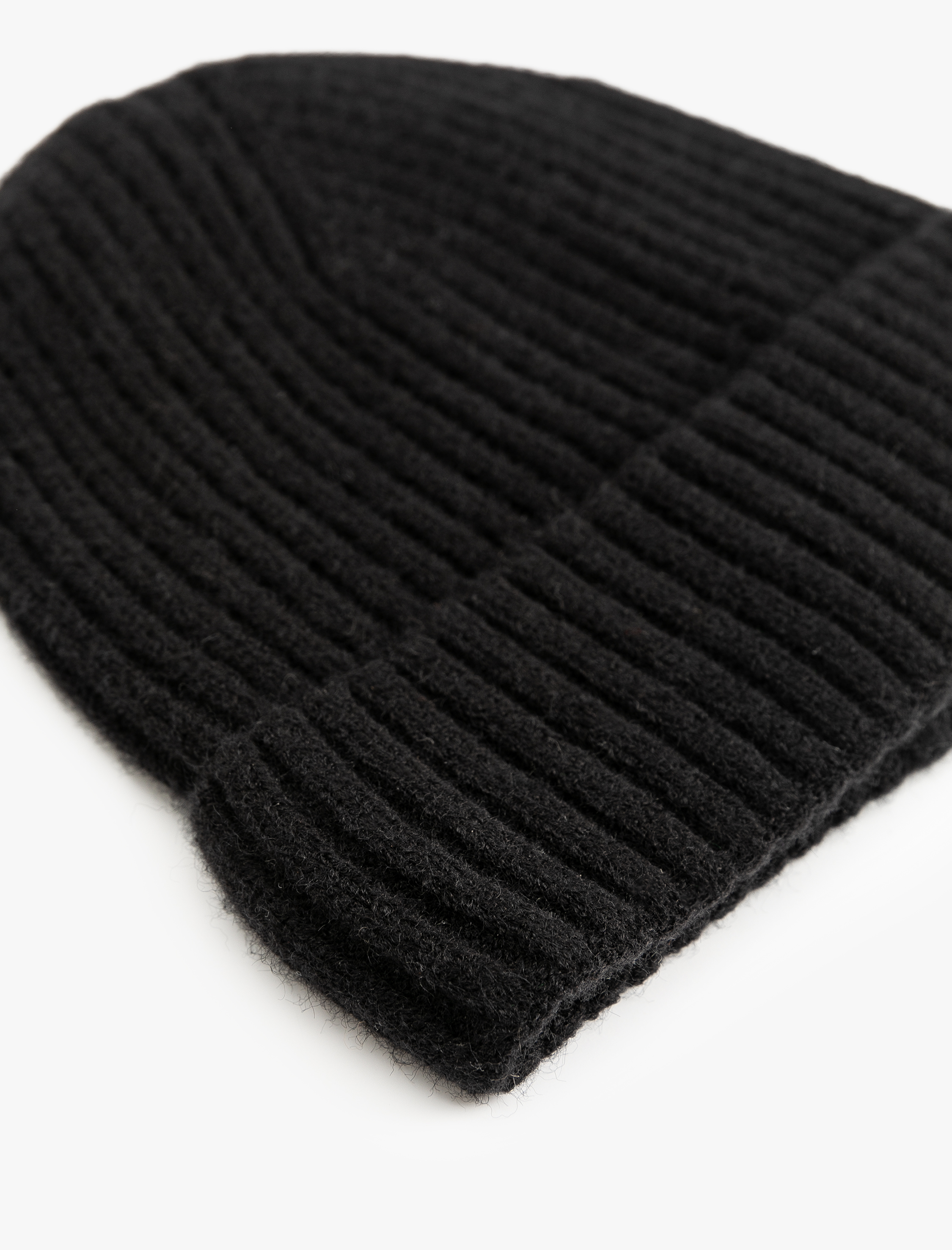 Erkek Basic Örgü Bere Katlama Detaylı