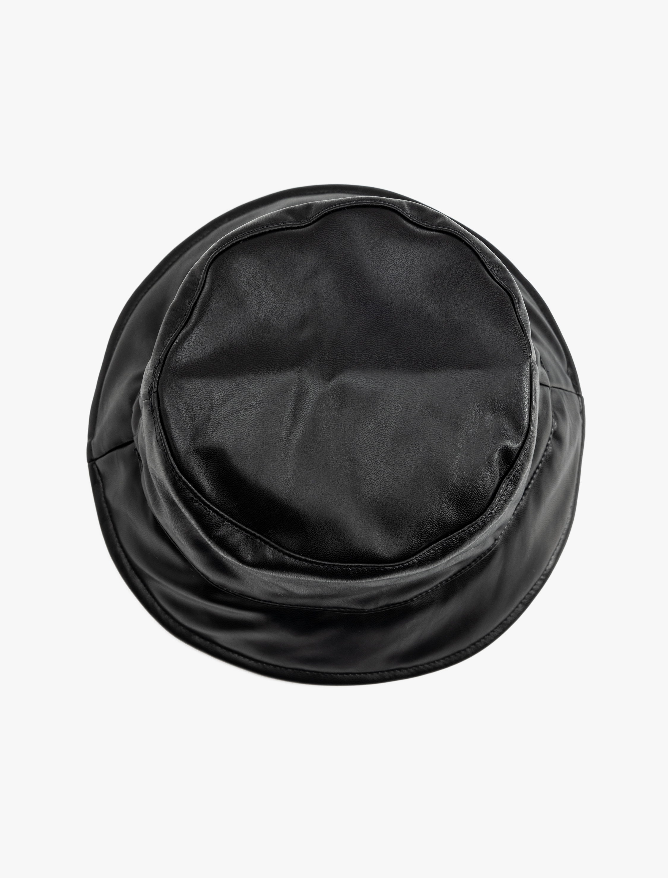  Kadın Bucket Şapka Suni Deri