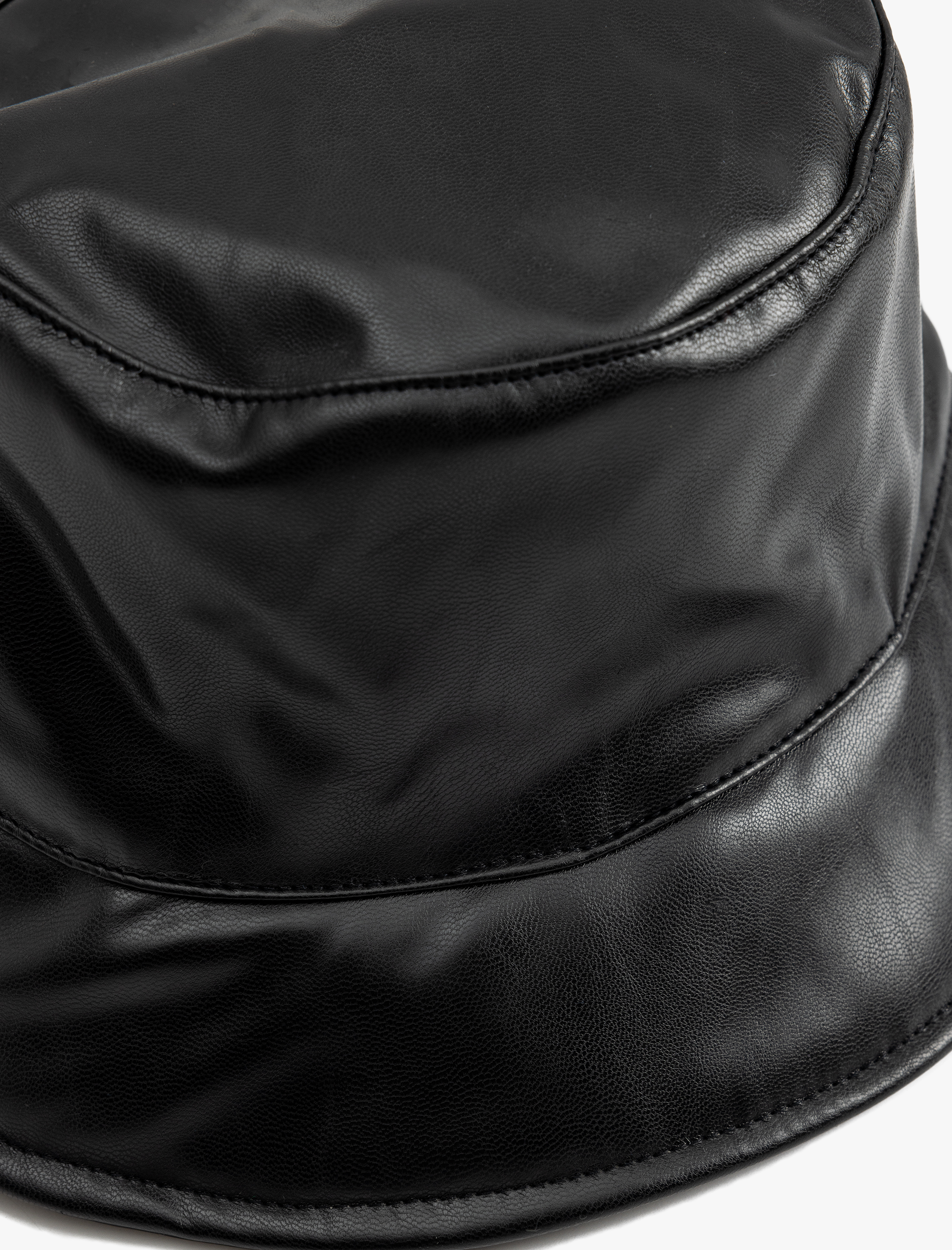  Kadın Bucket Şapka Suni Deri