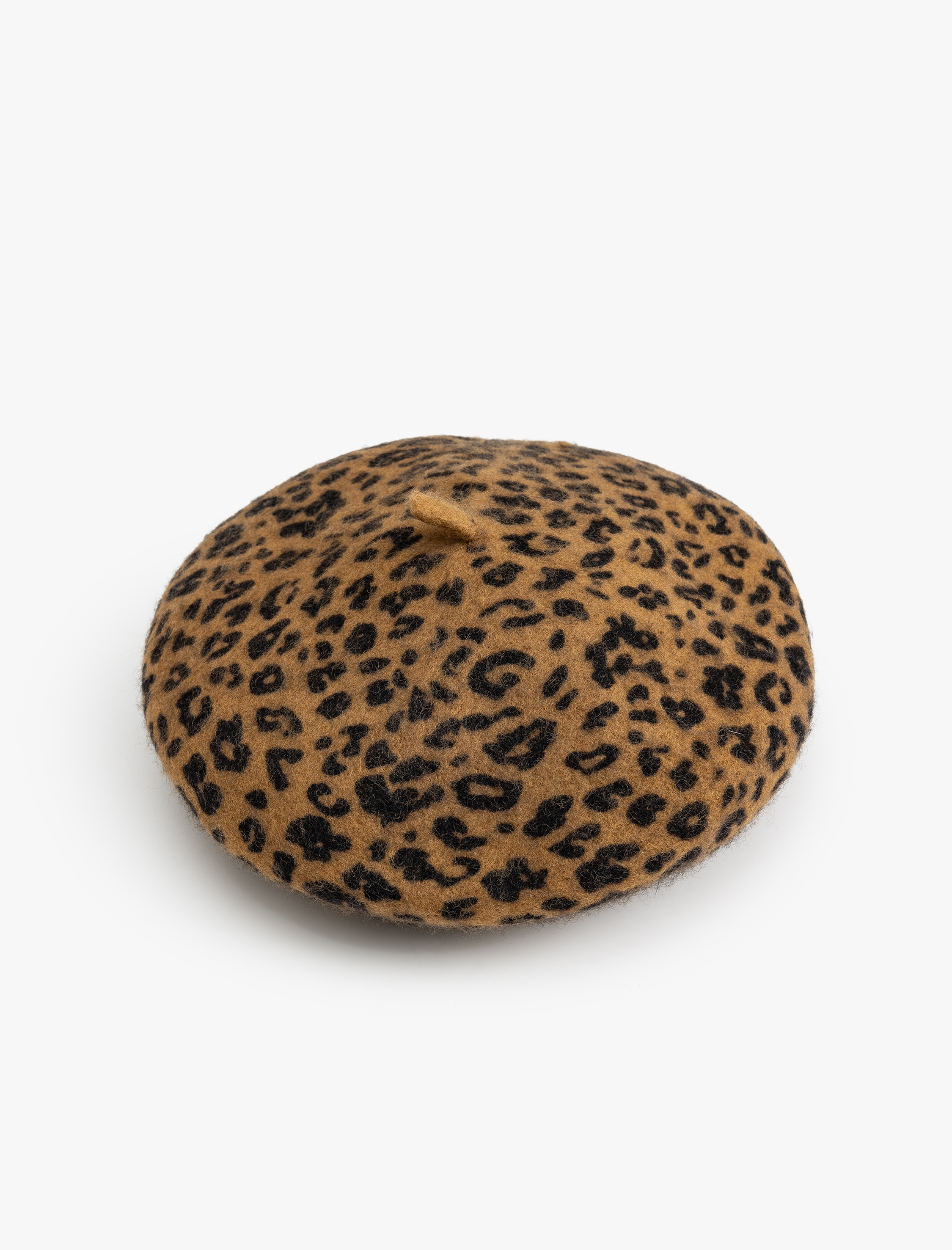 Kadın Ressam Şapka Leopar Desenli