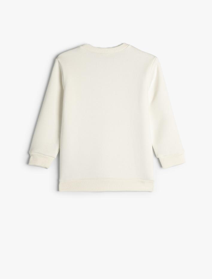 Erkek Çocuk Şardonlu Bisiklet Yaka Uzun Kollu Atatürk Baskılı Sweatshirt