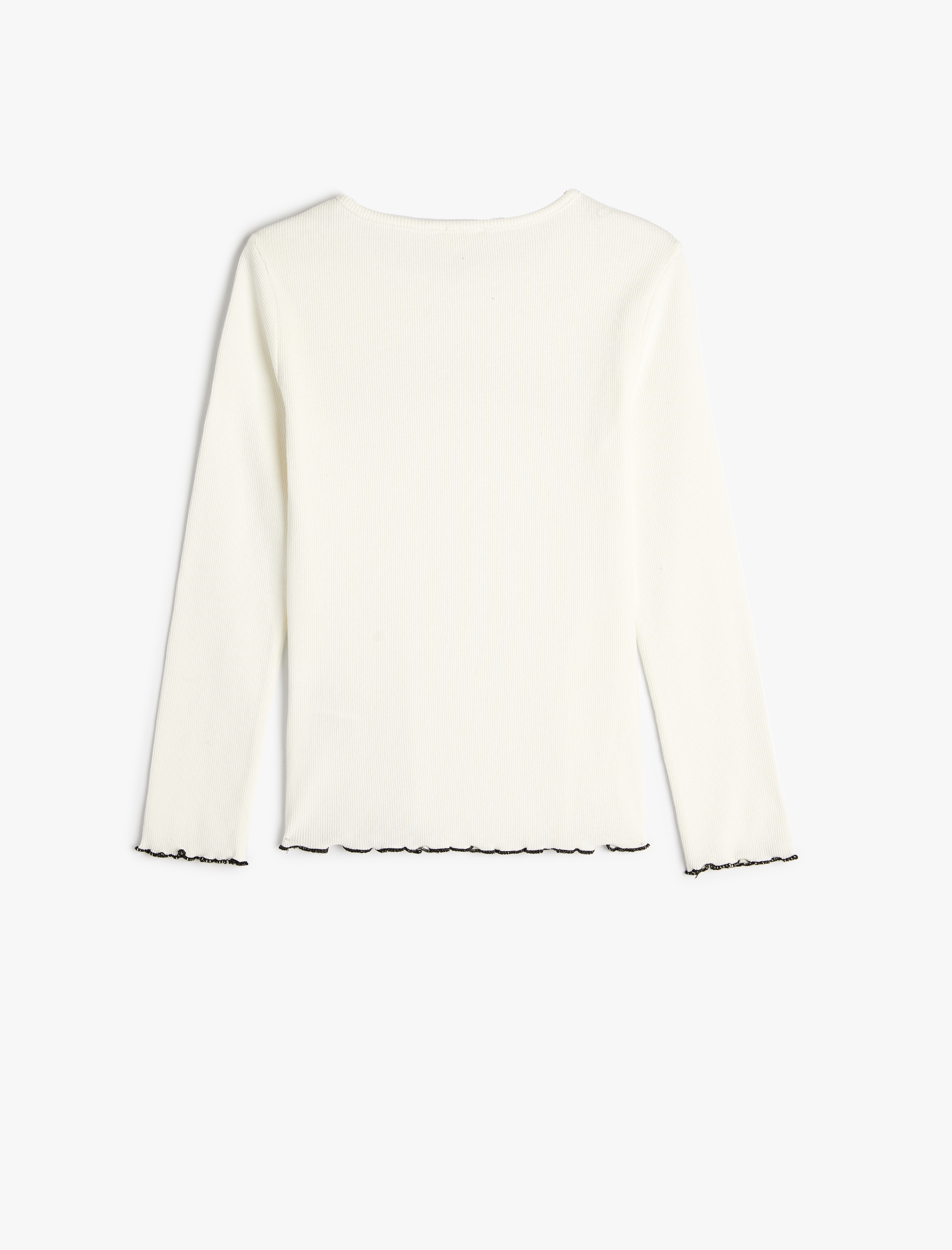  Kız Çocuk Şehir Baskılı Uzun Kollu Pamuklu Tişört