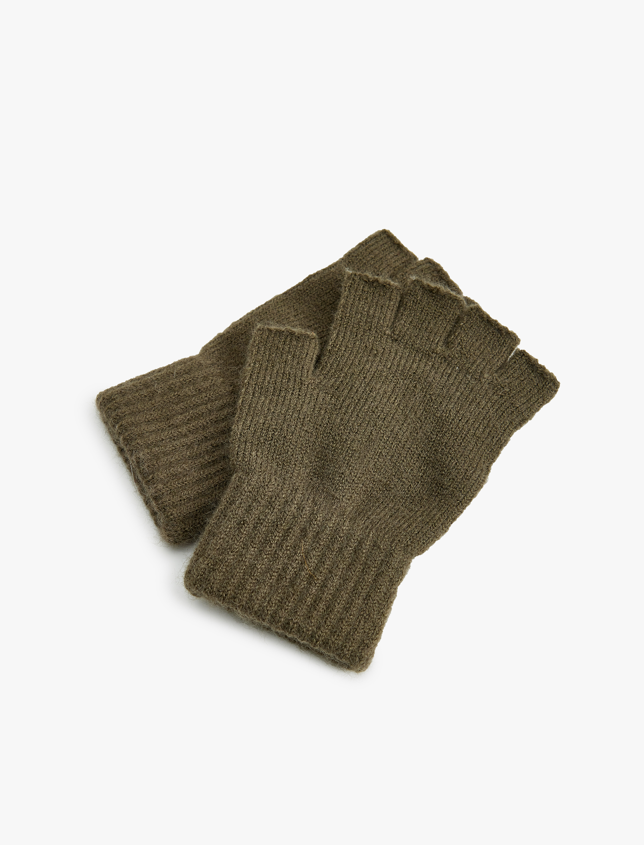  Erkek Parmaksız Eldiven Örgü