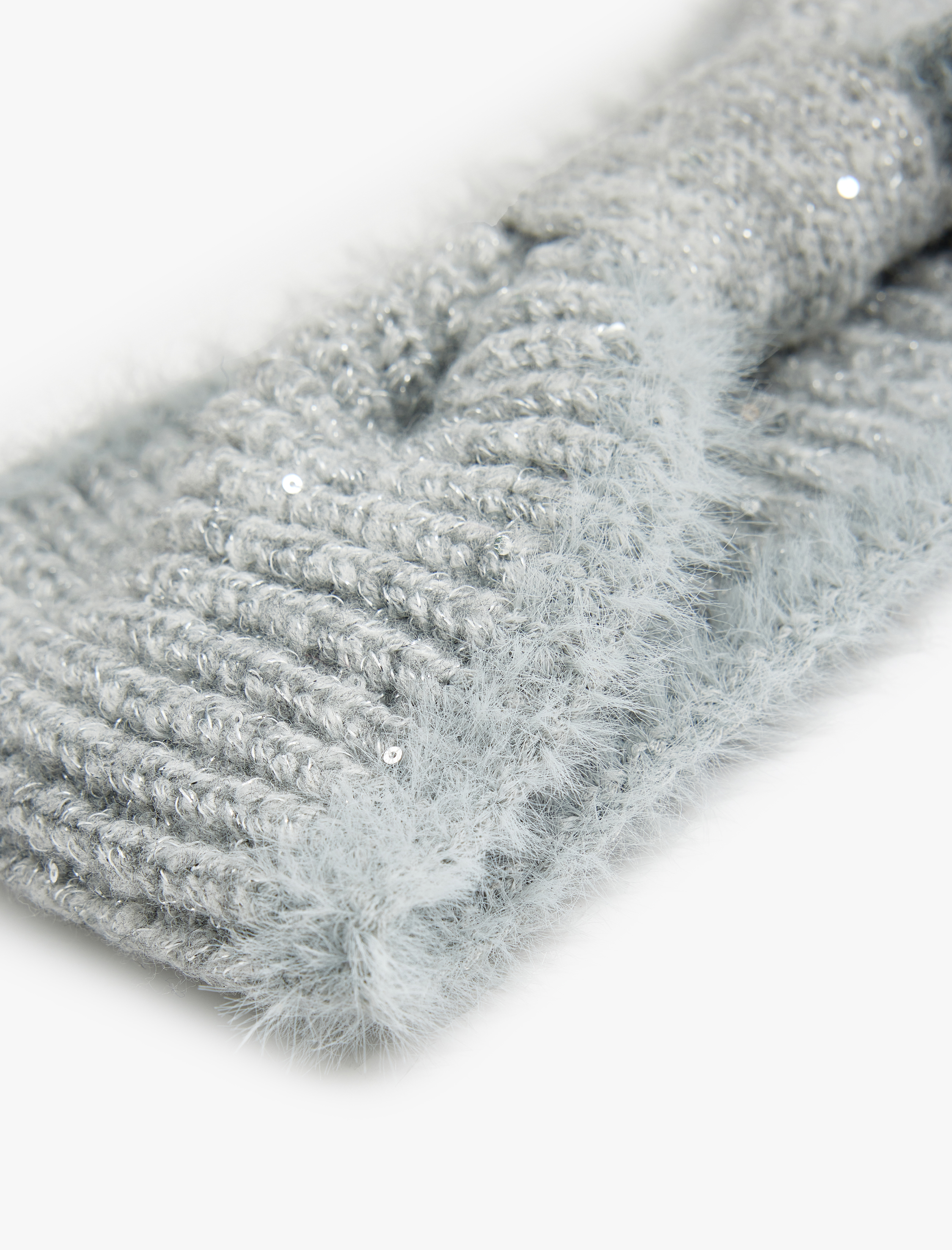  Kadın Triko Peluş Saç Bandı