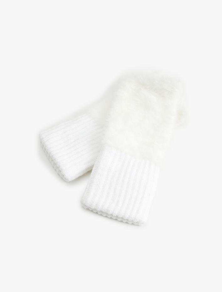 Kadın Örgü Eldiven Kesik Parmaksız