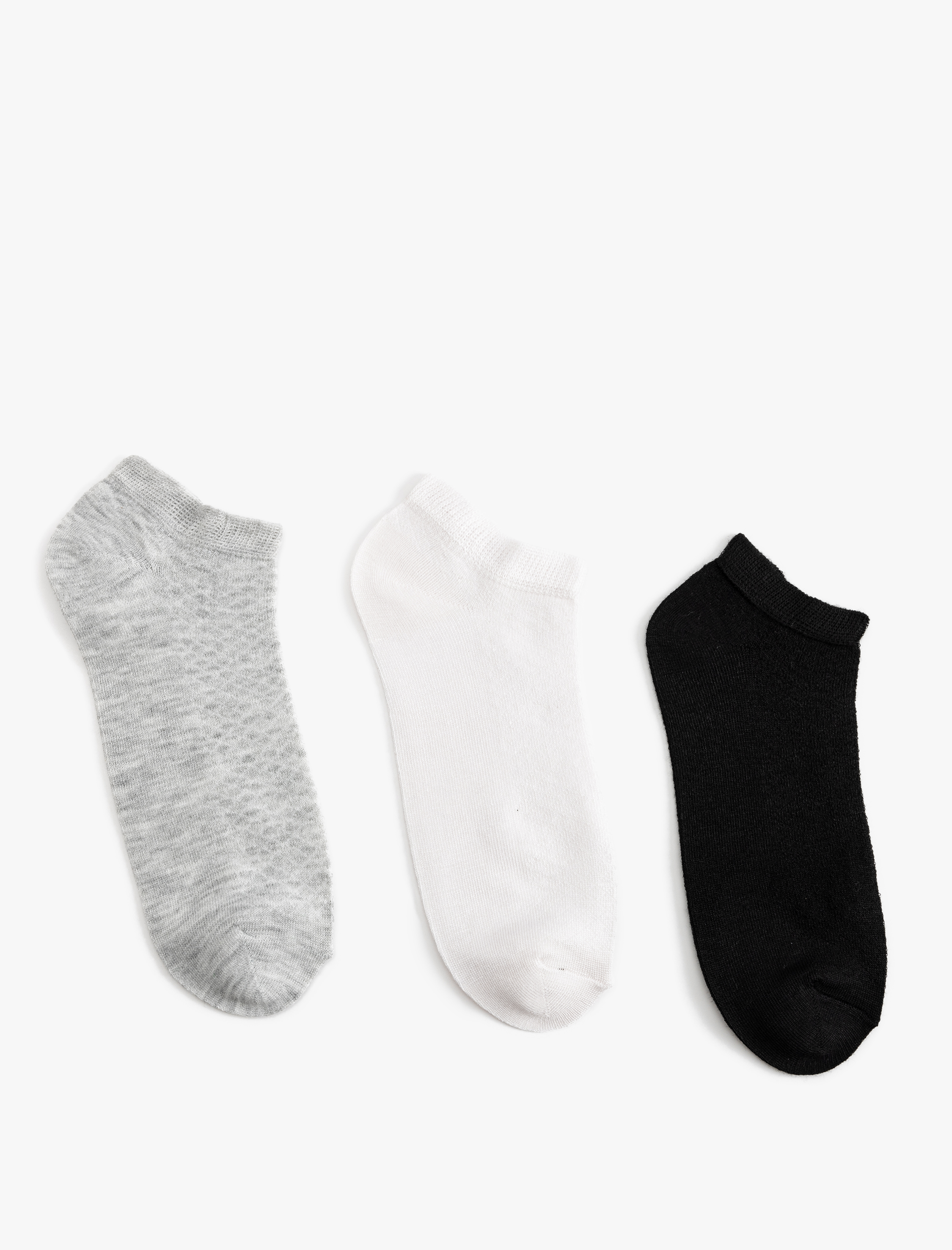  Erkek 3'lü Patik Çorap Seti Basic