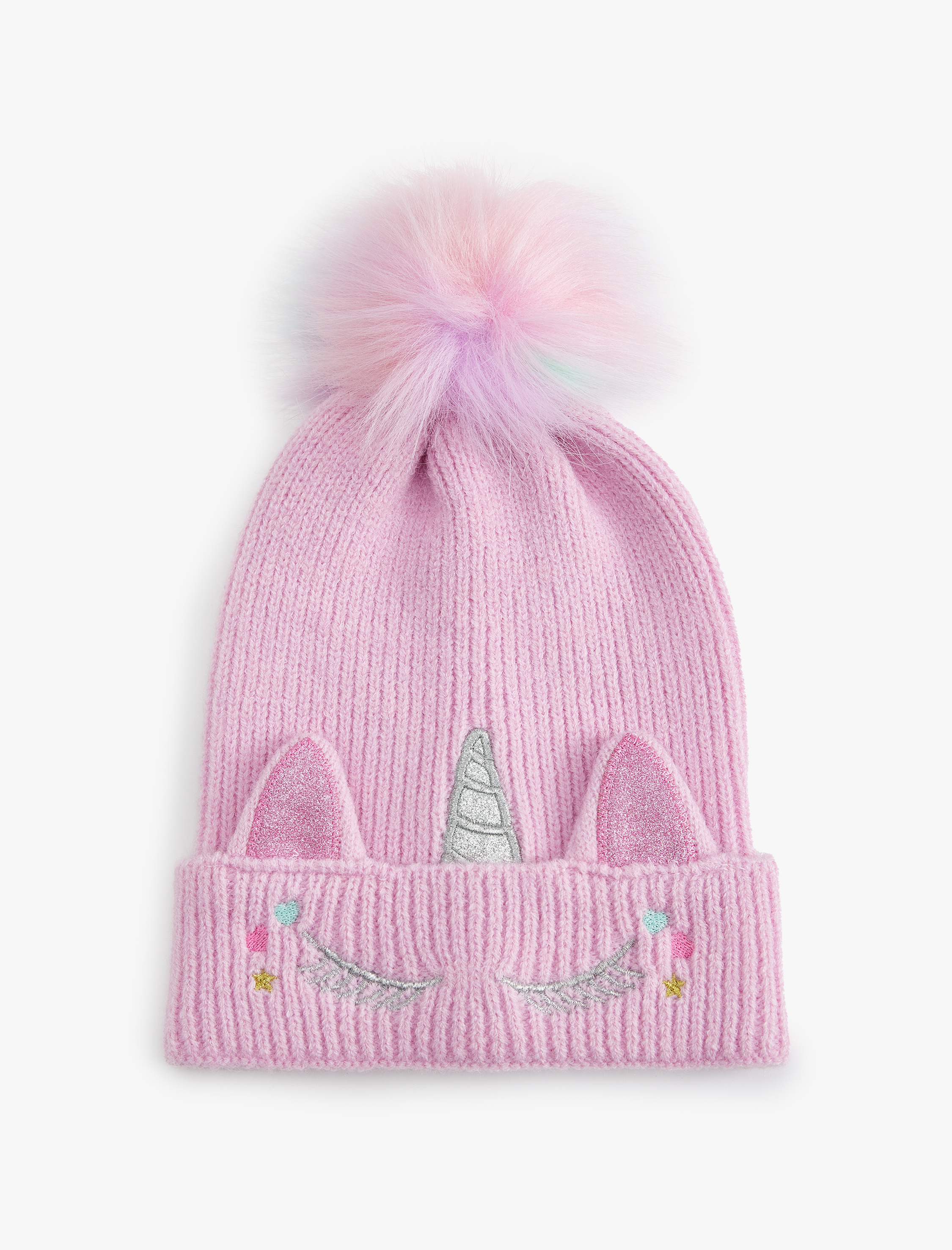 Koton Unicorn Bere Peluş Ponpon Detaylı -1