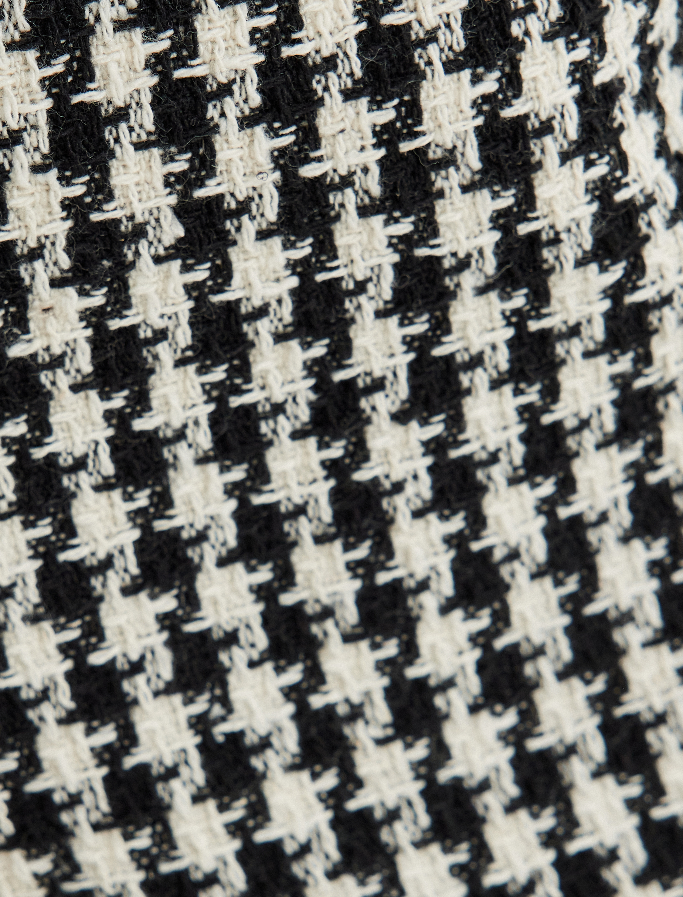 Kruvaze Kazayağı Desenli Mini Tüvit Şort Etek