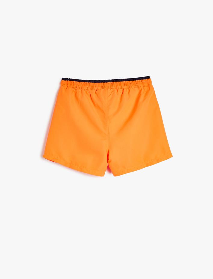 Erkek Çocuk Basic Deniz Şortu Beli Bağlamalı