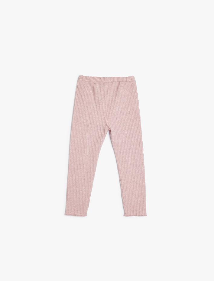 Kız Bebek Basic Tayt Beli Lastikli Yumuşak Dokulu