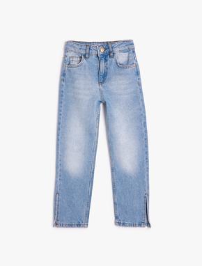 Normal Bel Dar Paça Kot Pantolon - Slim Jean