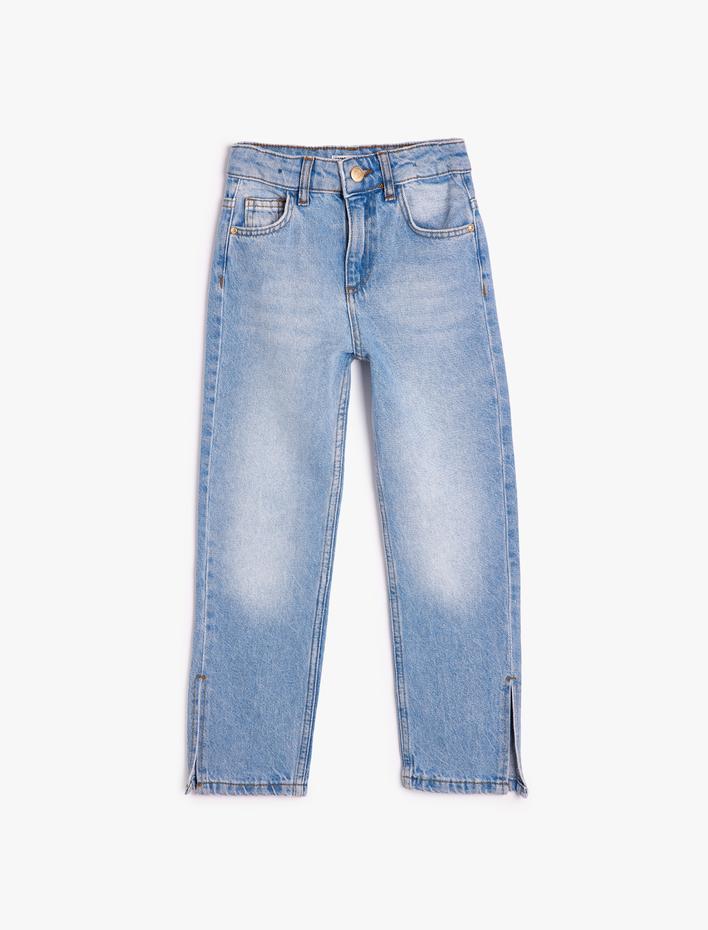 Kız Çocuk Normal Bel Dar Paça Kot Pantolon - Slim Jean