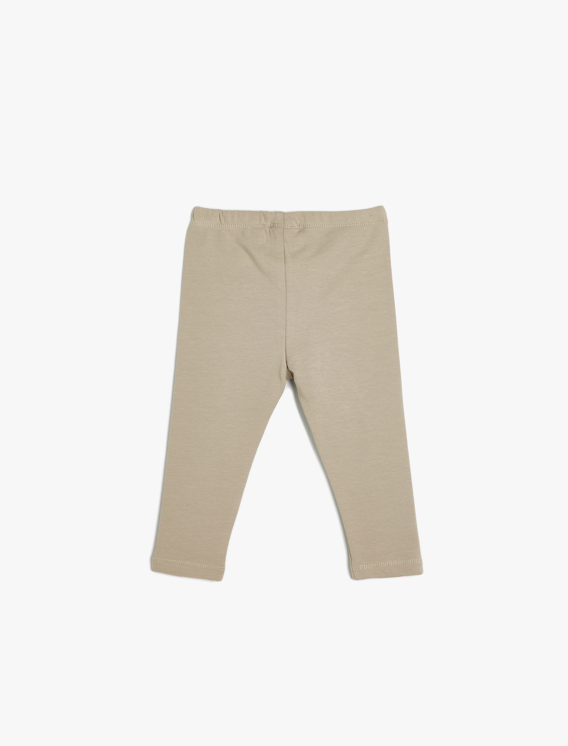  Kız Bebek Kışlık Tayt Beli Lastikli Şardonlu Pamuklu Şardonlu