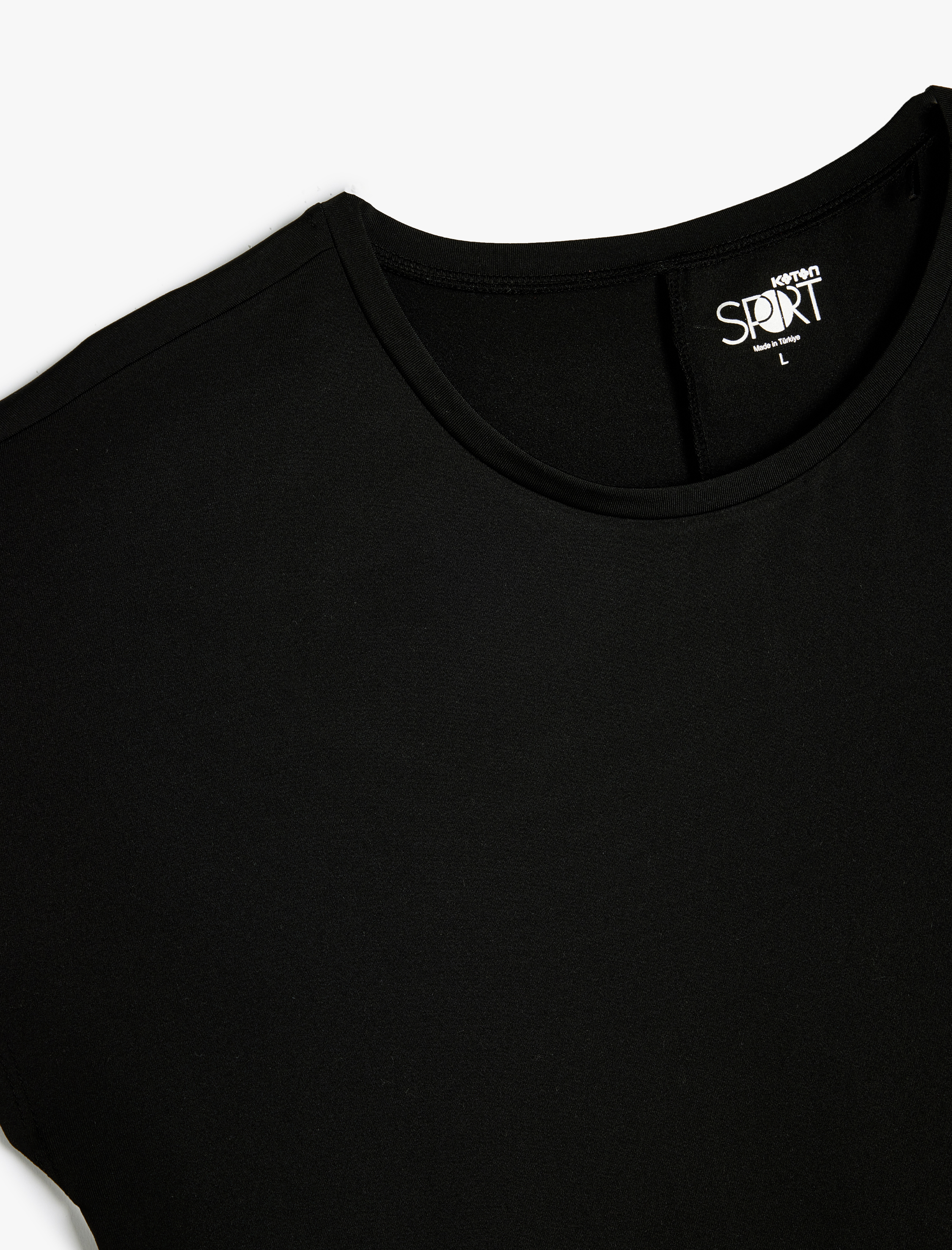   Oversize Kolsuz Basic Bisiklet Yaka Tişört