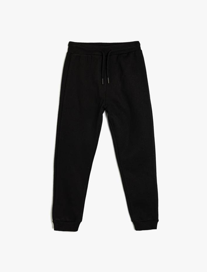 Erkek Çocuk Basic Jogger Eşofman Altı Beli Bağlamalı Cepli