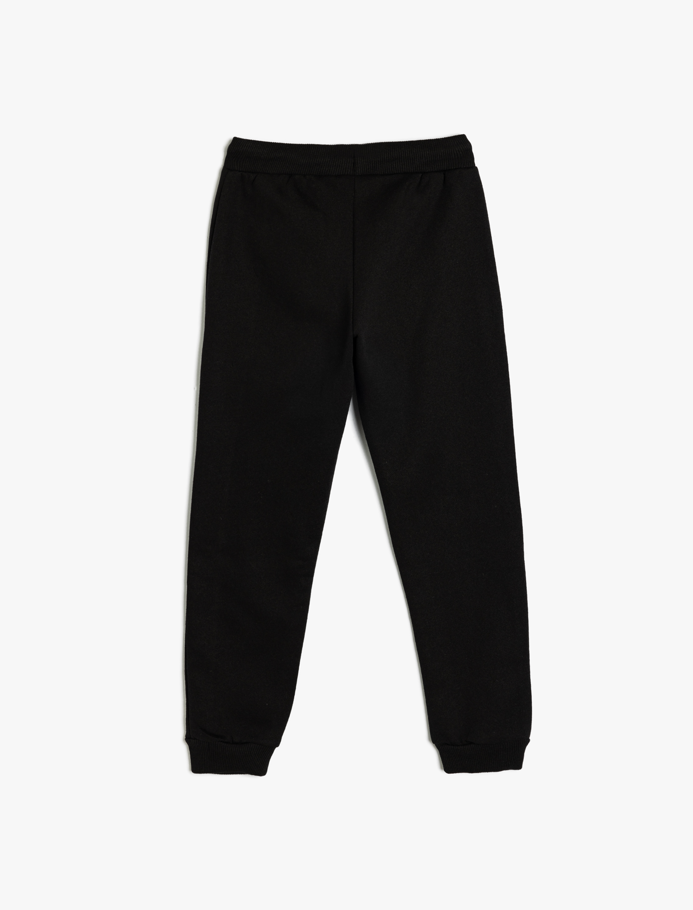  Erkek Çocuk Basic Jogger Eşofman Altı Beli Bağlamalı Cepli