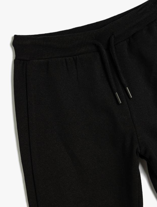 Basic Jogger Eşofman Altı Beli Bağlamalı Cepli_2