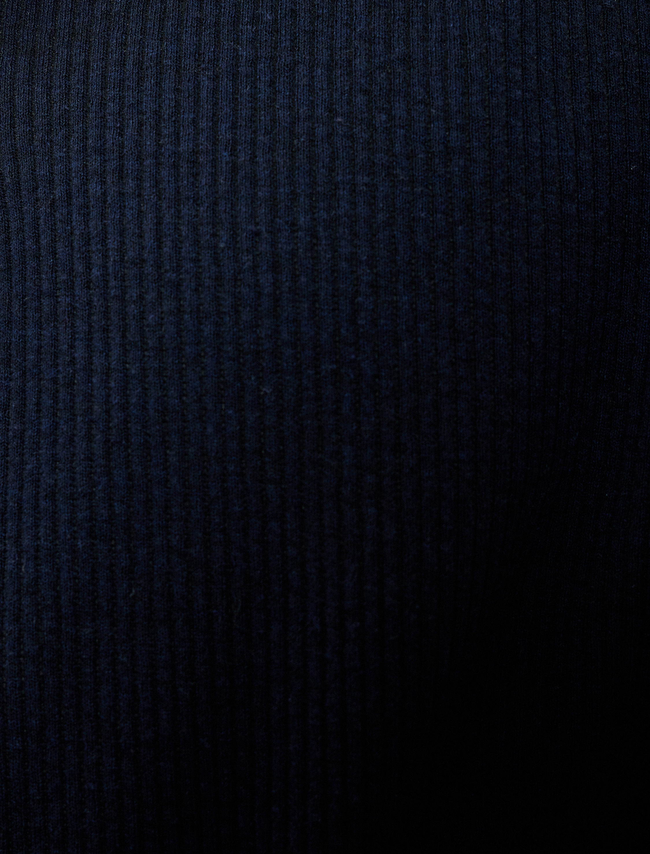   Yarım Fermuarlı Dokulu Pamuk Karışımlı Basic Uzun Kollu Sweatshirt