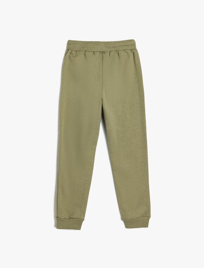 Erkek Çocuk Basic Jogger Eşofman Altı Beli Bağlamalı Cepli