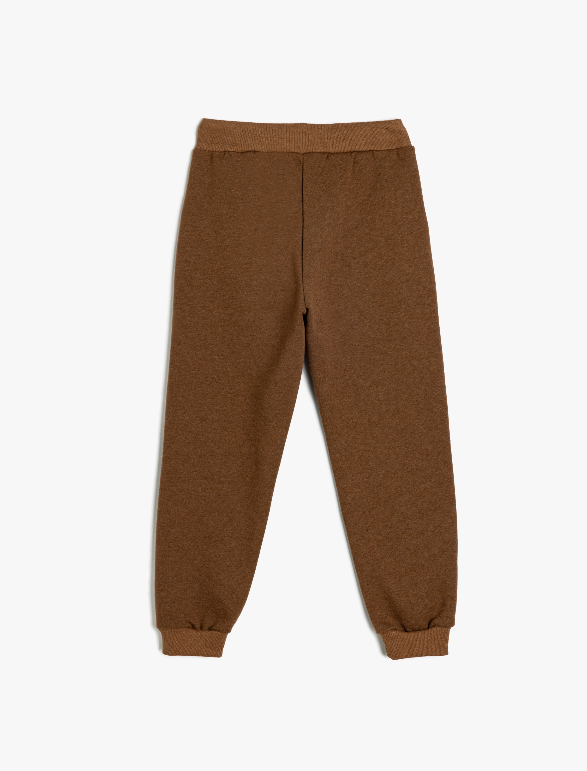  Erkek Çocuk Beli Bağlamalı Cep Detaylı Şardonlu Jogger Eşofman Altı