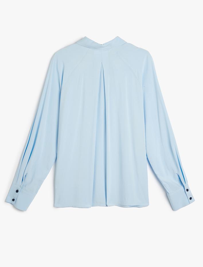  Viskon Gömlek Uzun Kollu Sivri Yaka Regular Fit