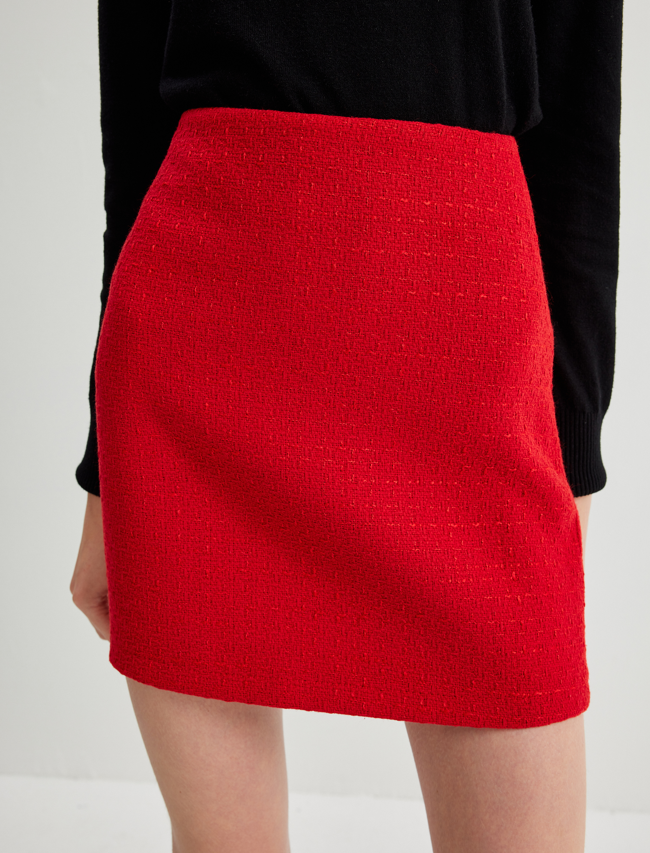 Mini Tüvit A Kesim Etek Slim Fit