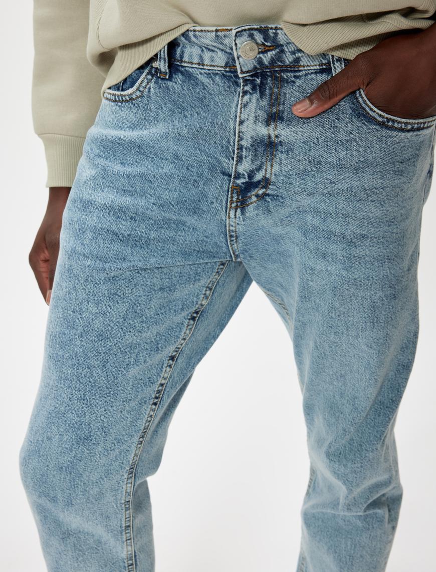   Standart Bel Düz Paça Straight Fit Kot Pantolon - Mark Jeans