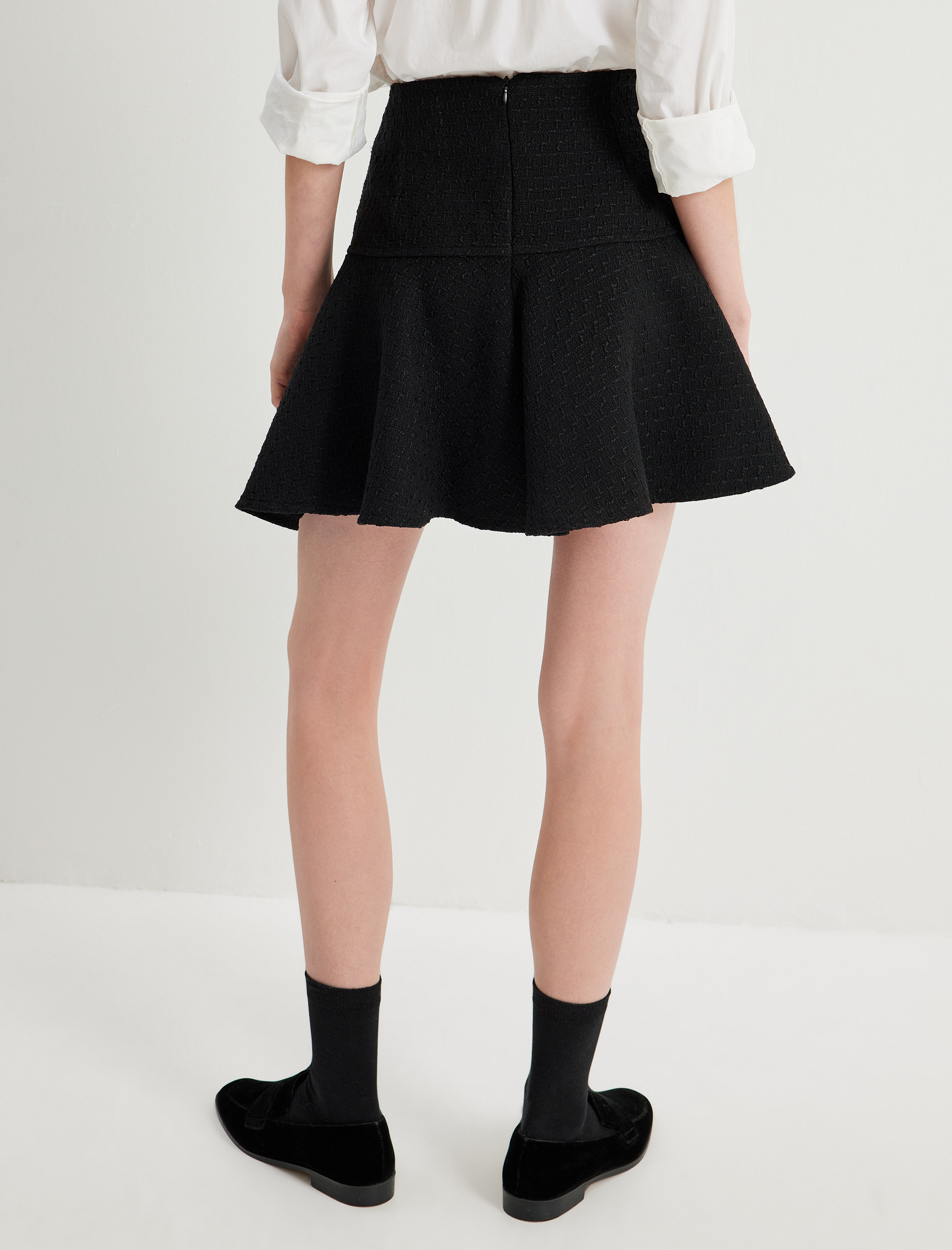   Mini Tüvit Kloş Etek Belden Oturtmalı