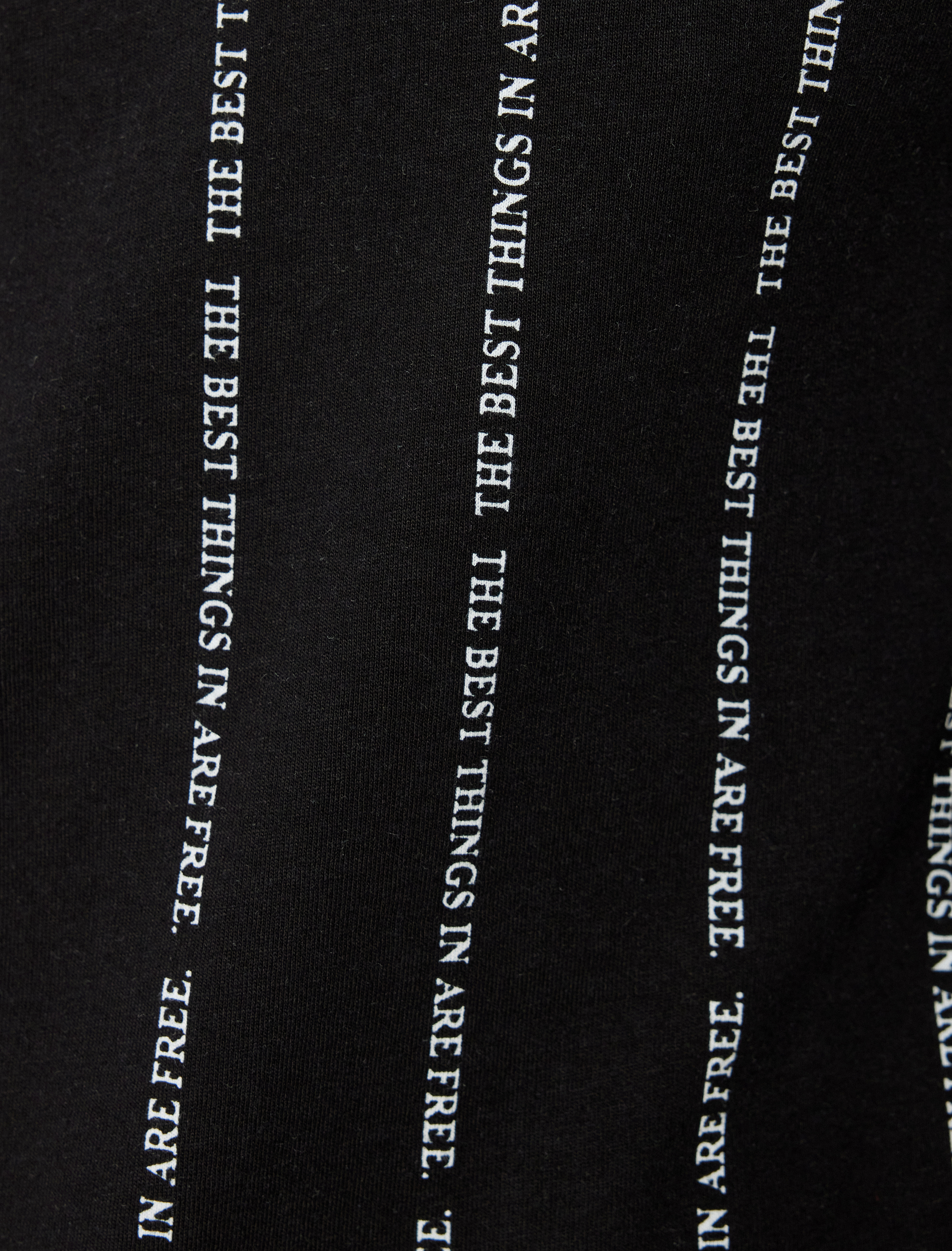   Slogan Baskılı Kısa Kollu Bisiklet Yaka Pamuklu Slim Fit Tişört