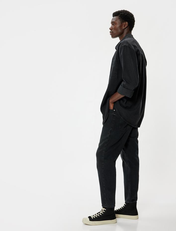  Loose Fit Kot Pantolon - Steve Jean