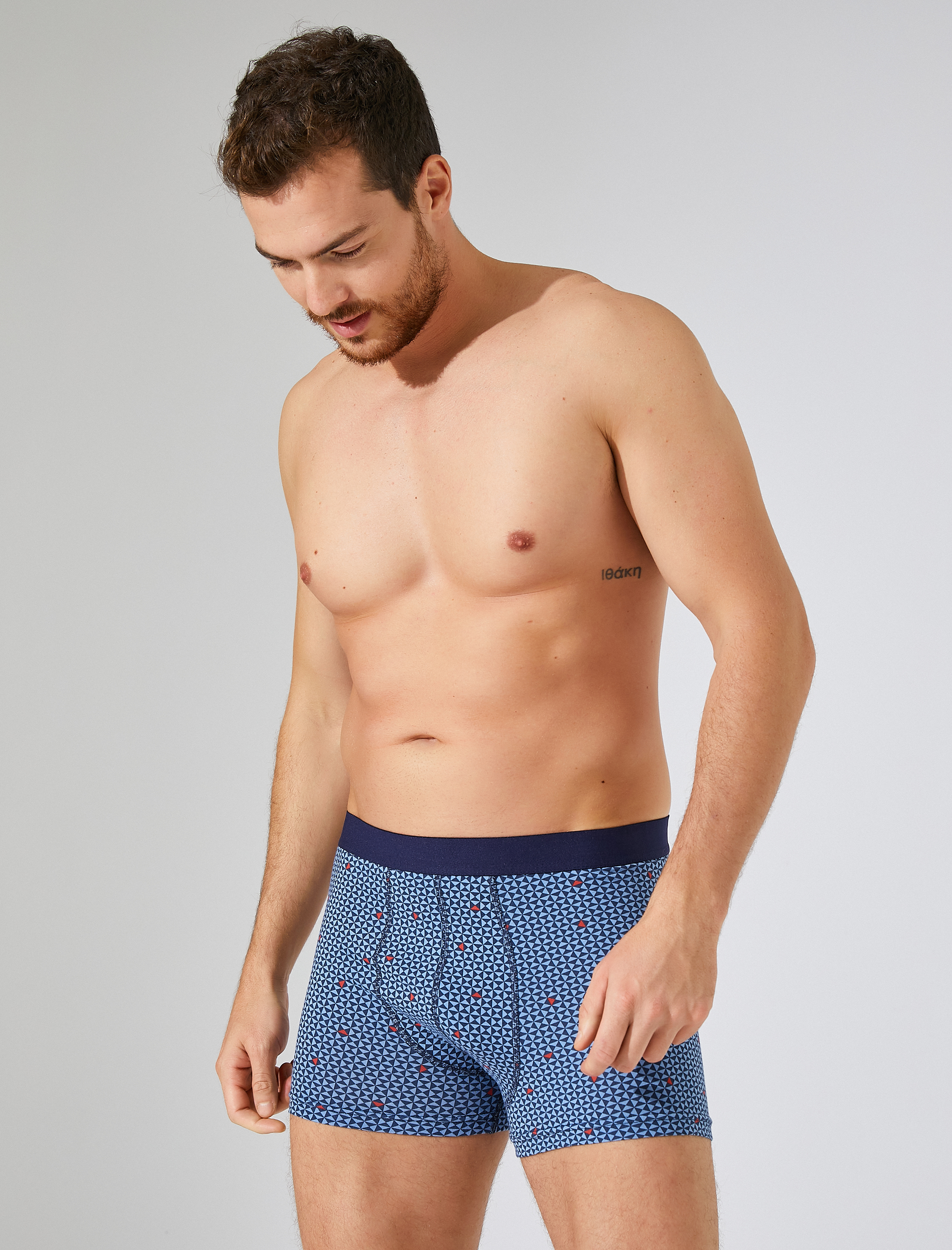   Baskılı Basic Regular Boxer