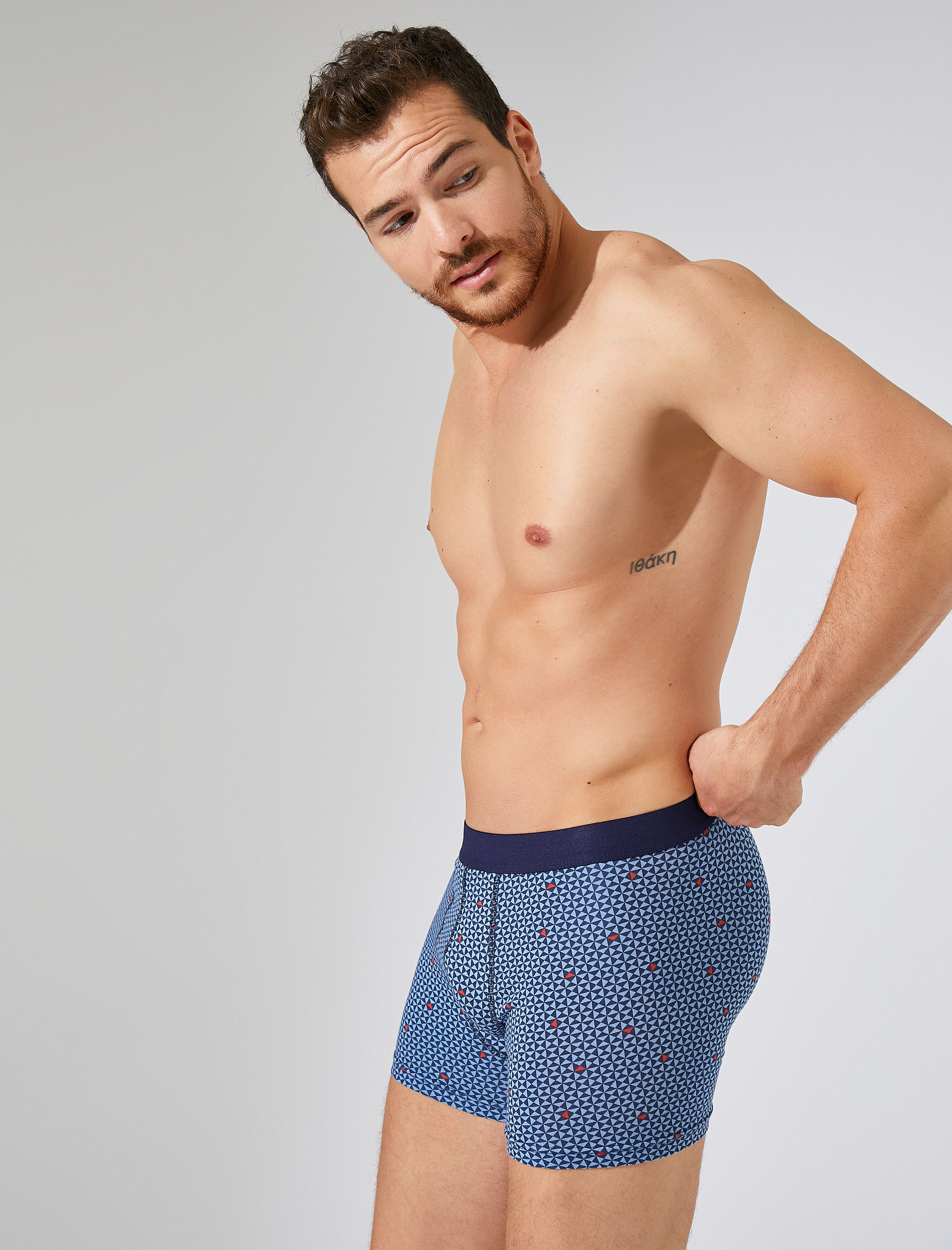   Baskılı Basic Regular Boxer